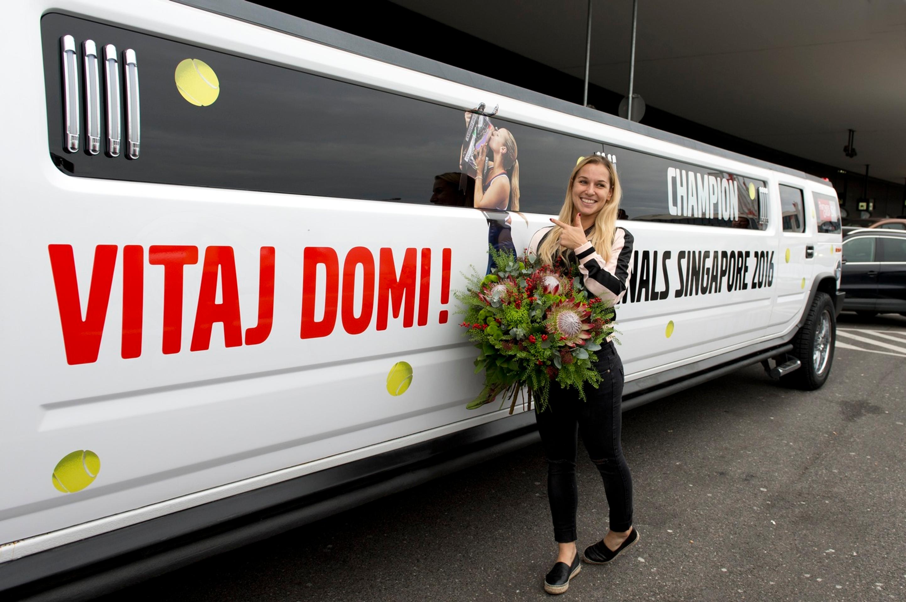 Dominika Cibulková je doma.