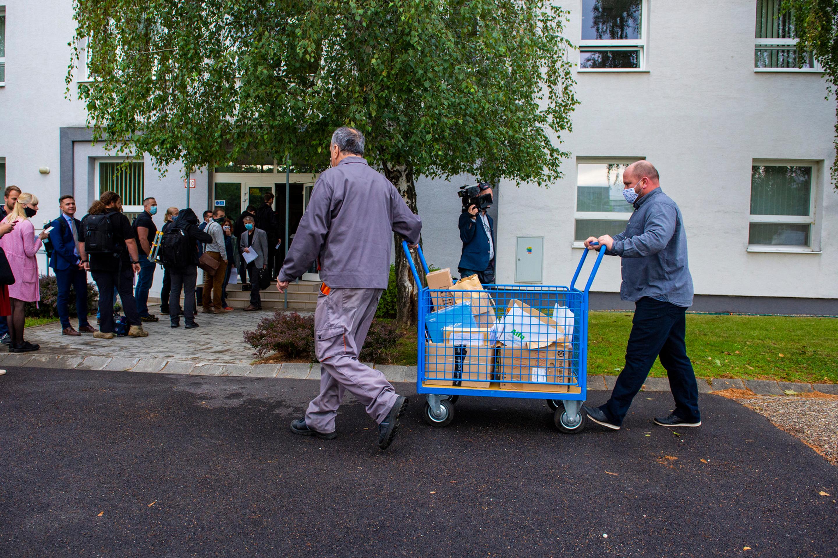 Peter Bárdy pred pojednávaním.