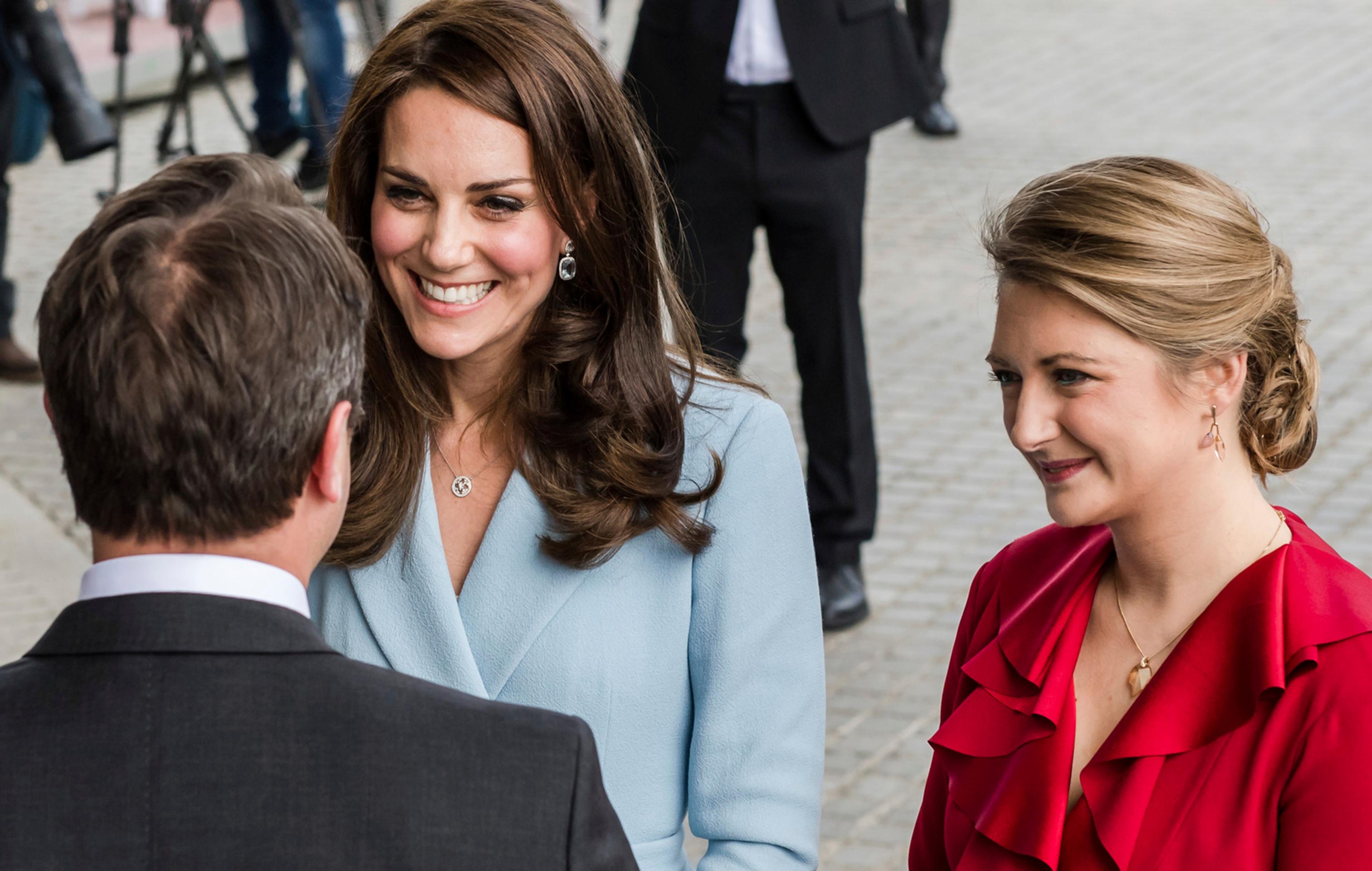 Kate Middleton na návšteve Luxemburska. 