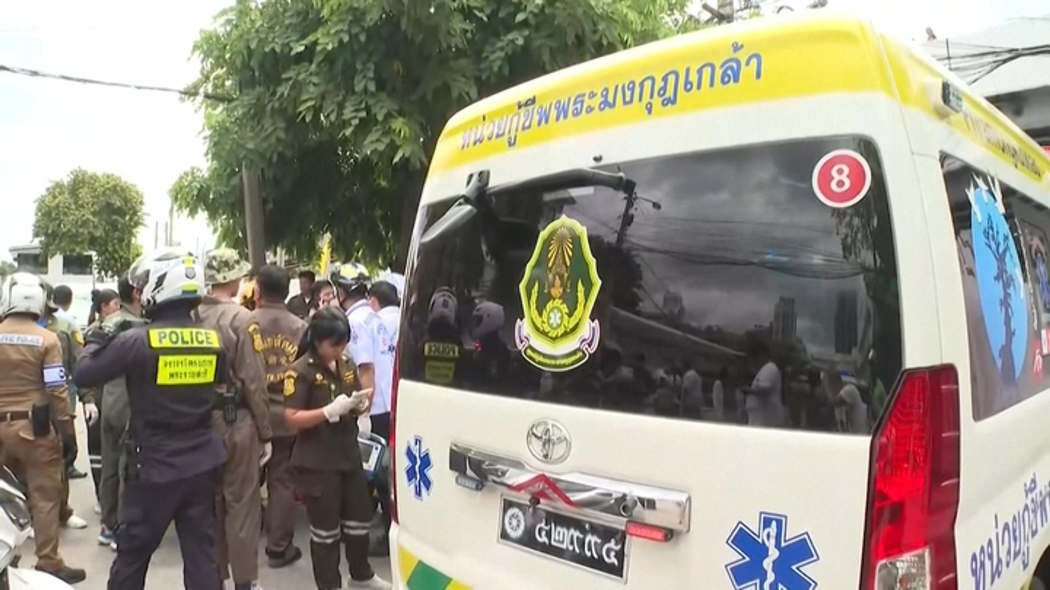 Streľba na trhovisku v Bangkoku