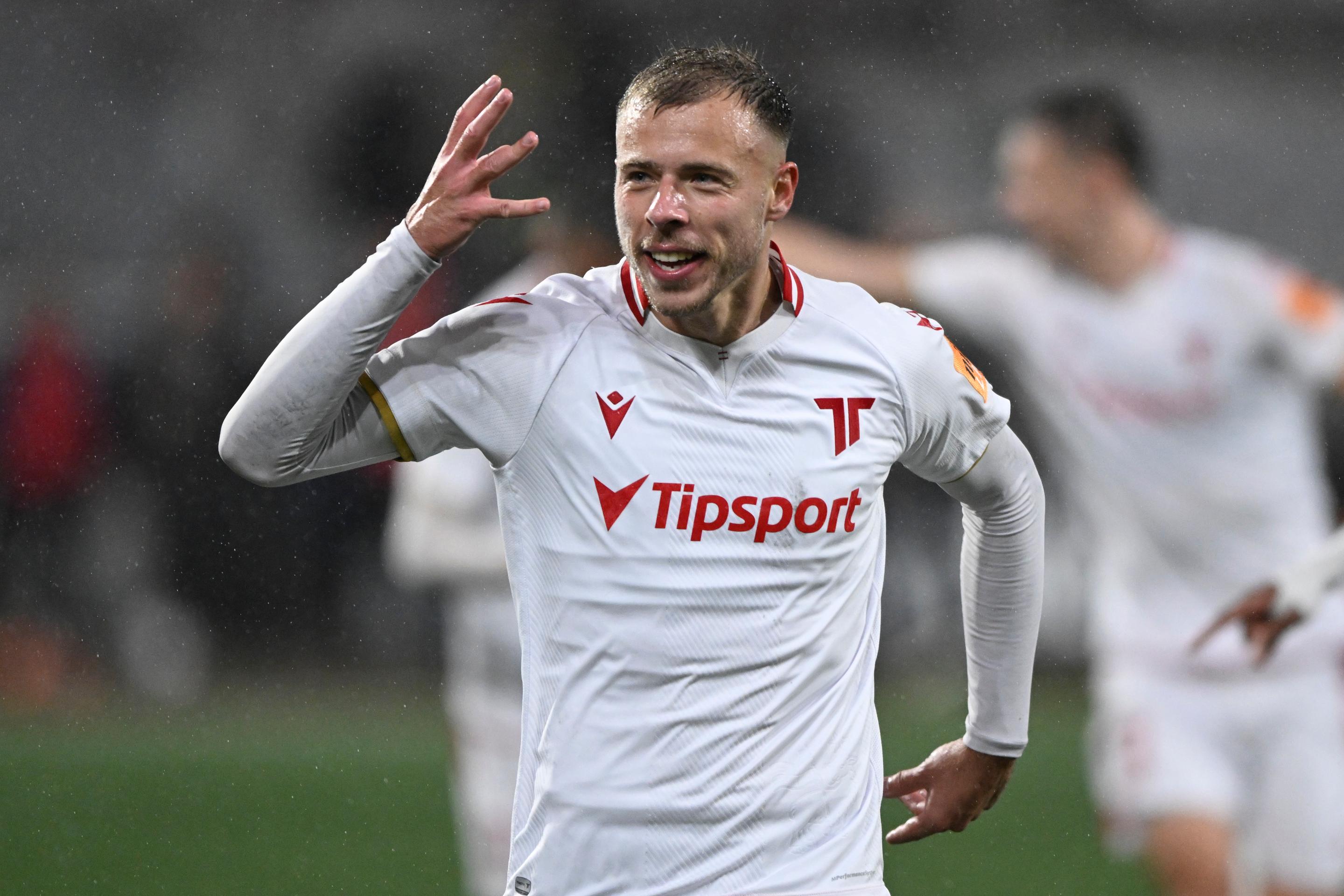 Na snímke Njegoš Kupusovič (AS Trenčín).