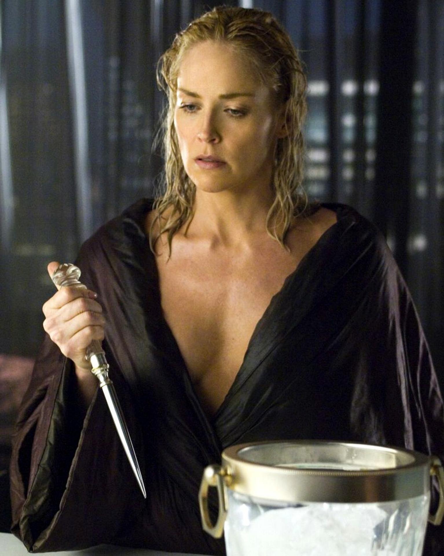 Sharon Stone v 90-tych rokoch ešte ako dlhováska.