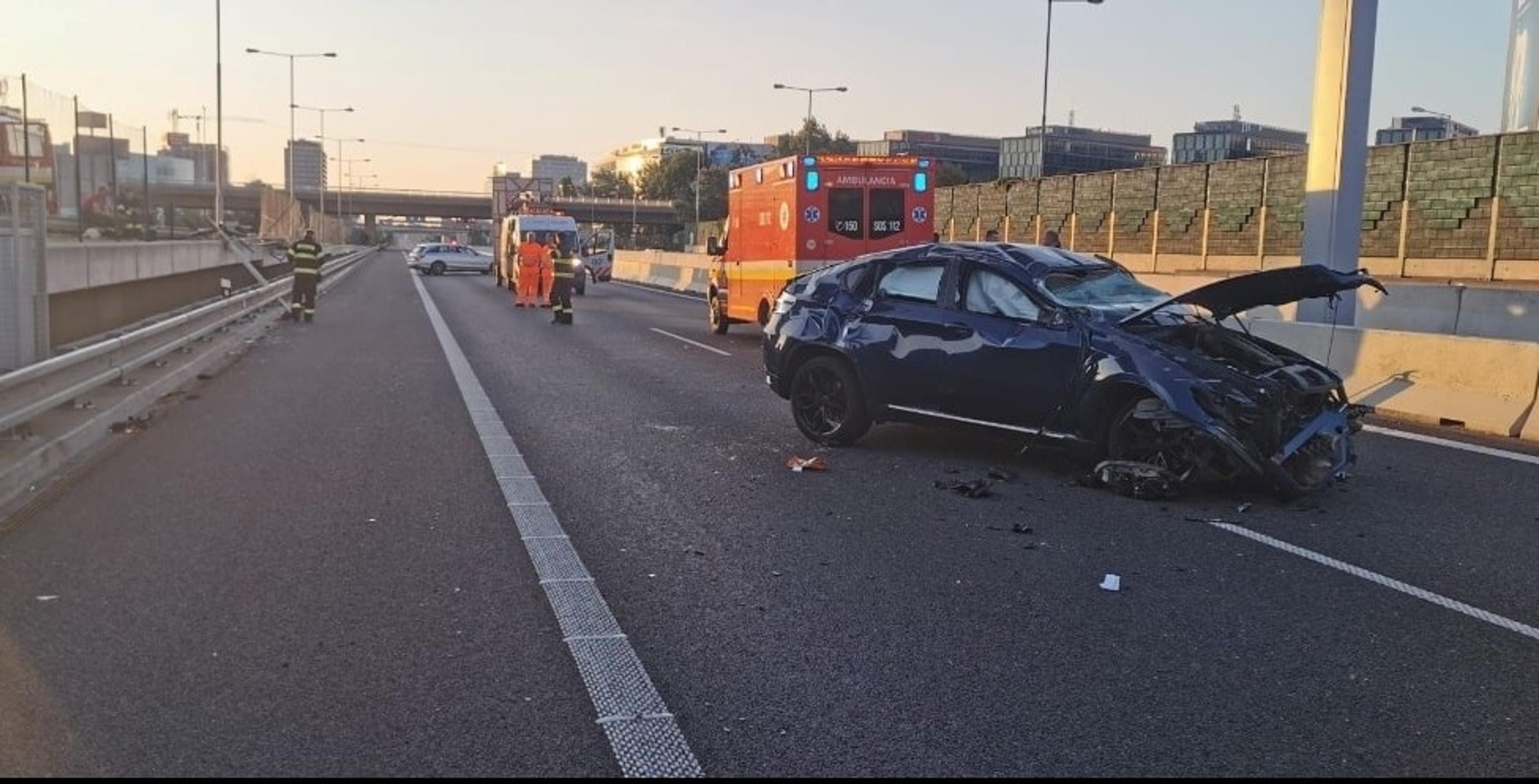 Nehoda v Petržalke.