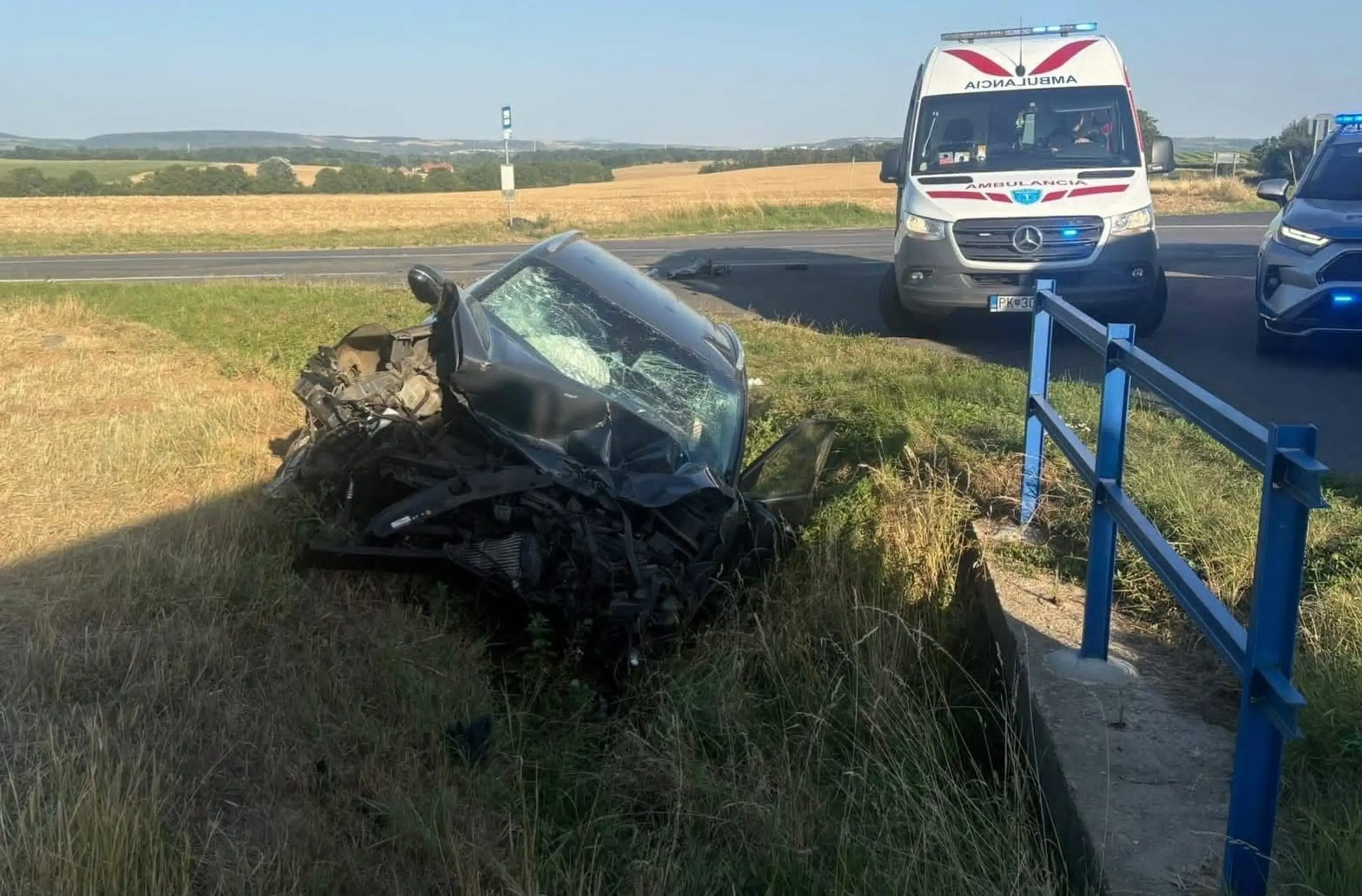 Vážna nehoda v Trnavskom kraji.