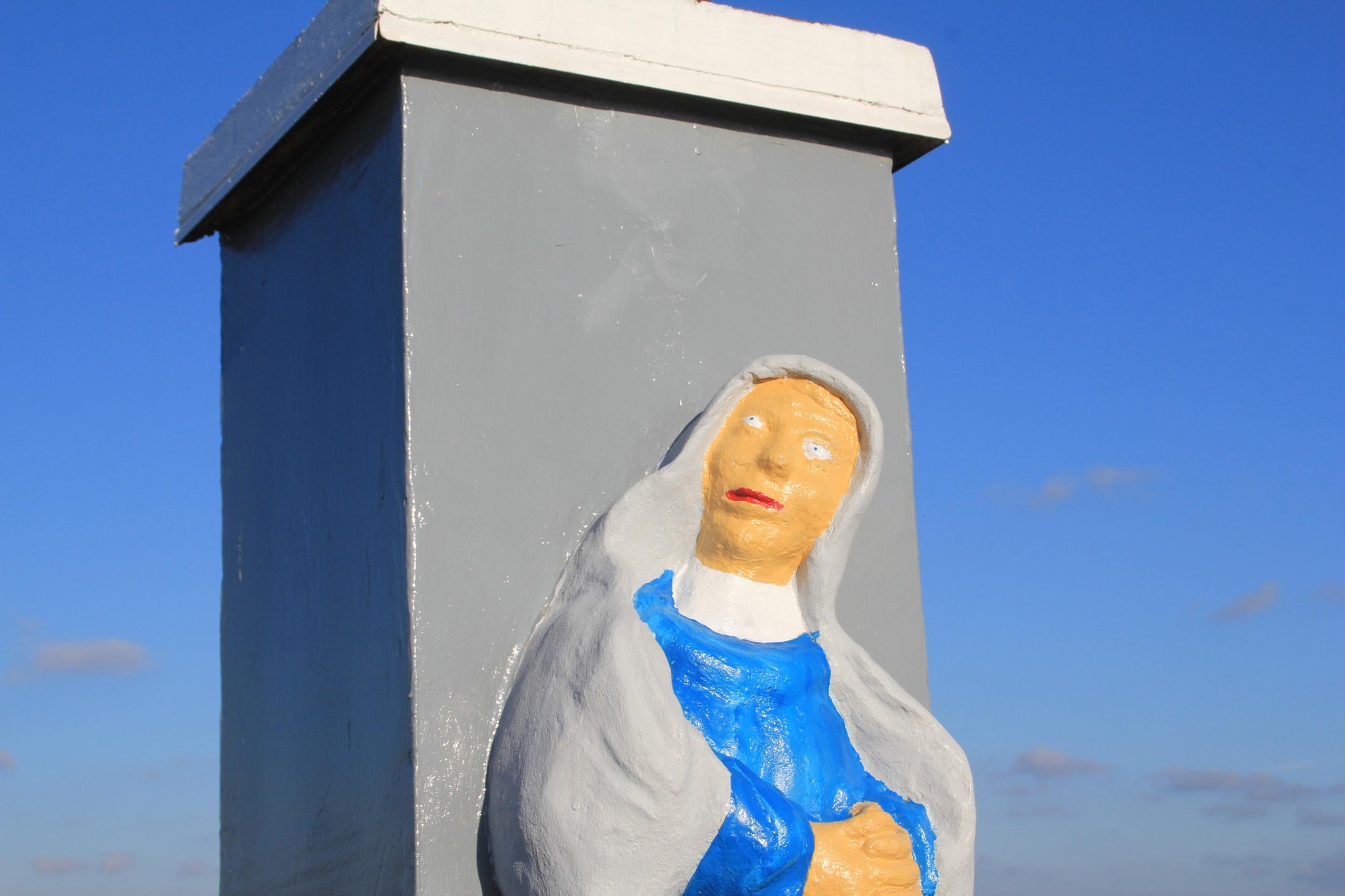 Zbabraná reštaurácia svätyne v Poľsku.