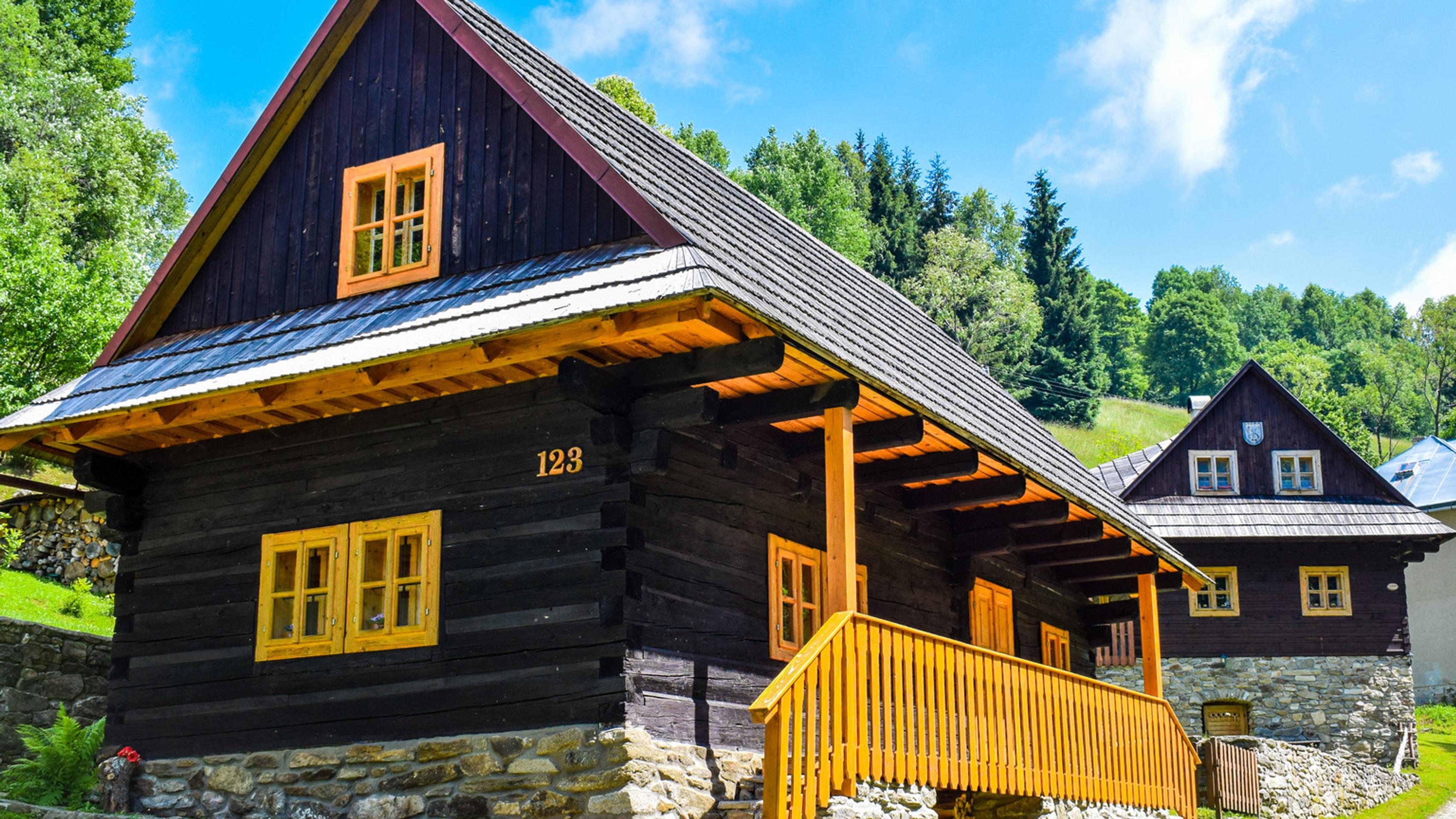 Zrekonštruované drevenice 