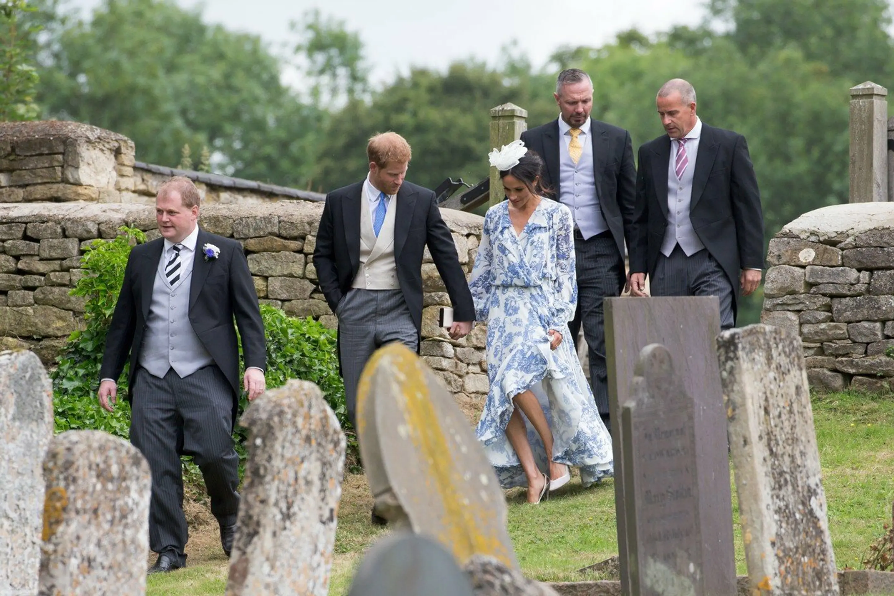 Meghan Markle spolu s princom Harrym na svadbe.
