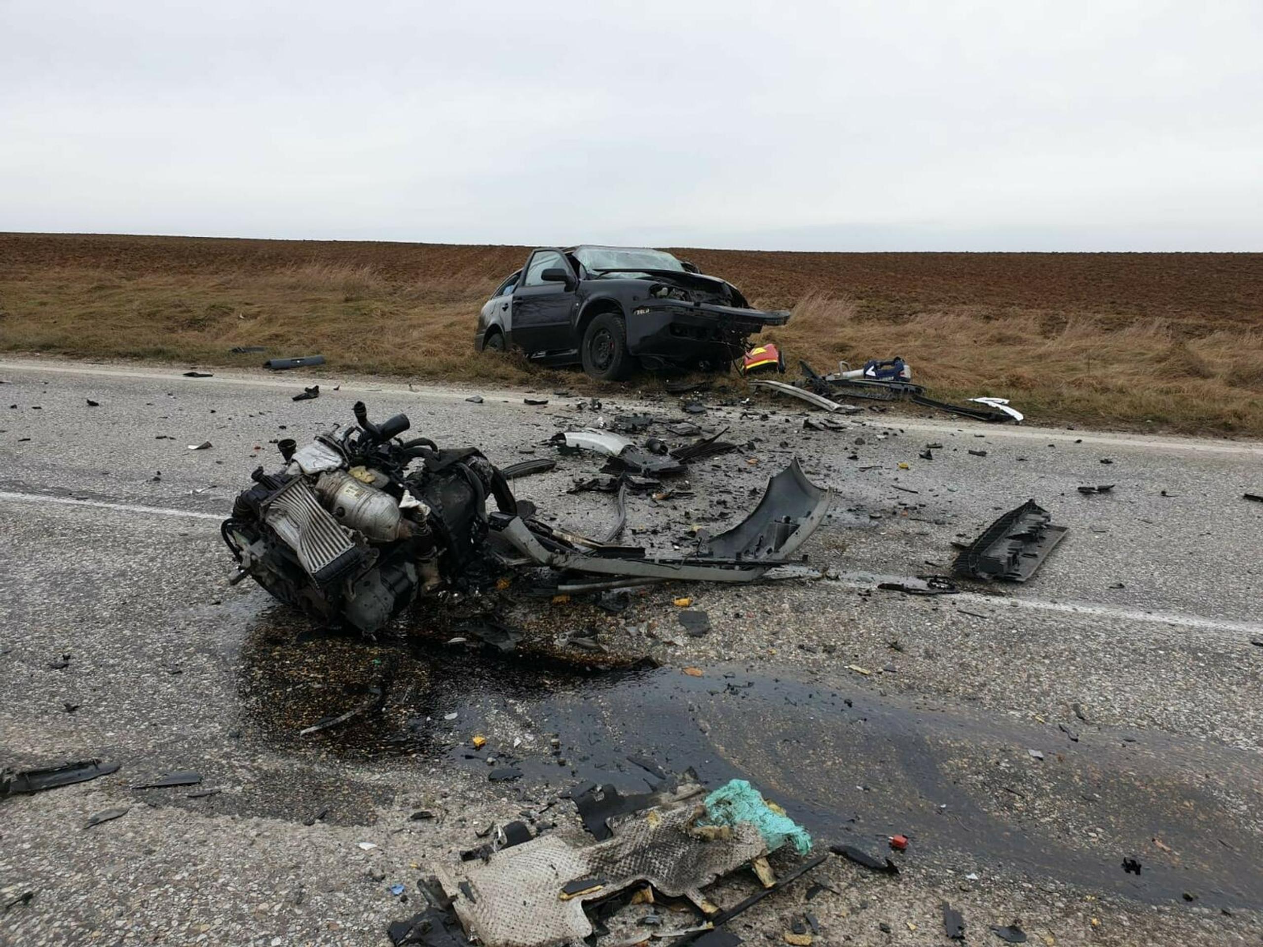 Nehoda pri Alekšinciach.