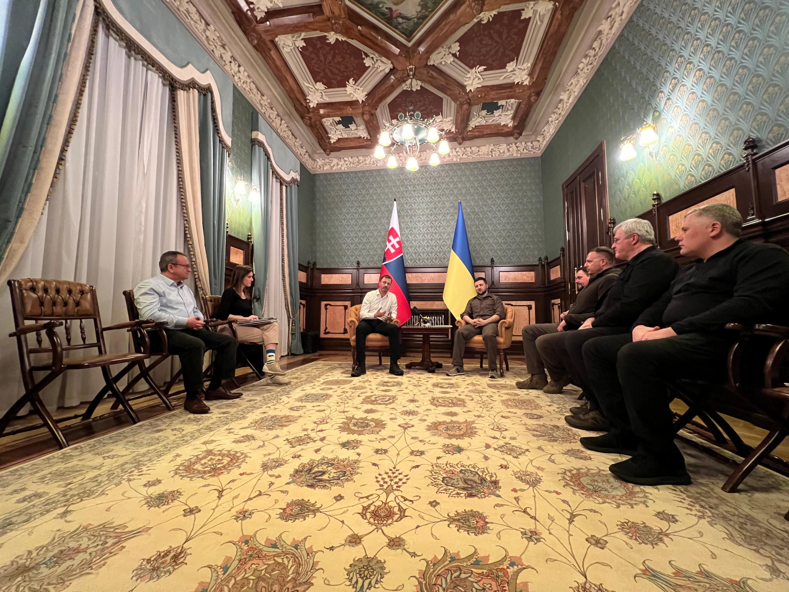 Rokovanie Eduarda Hegera v Kyjeve.