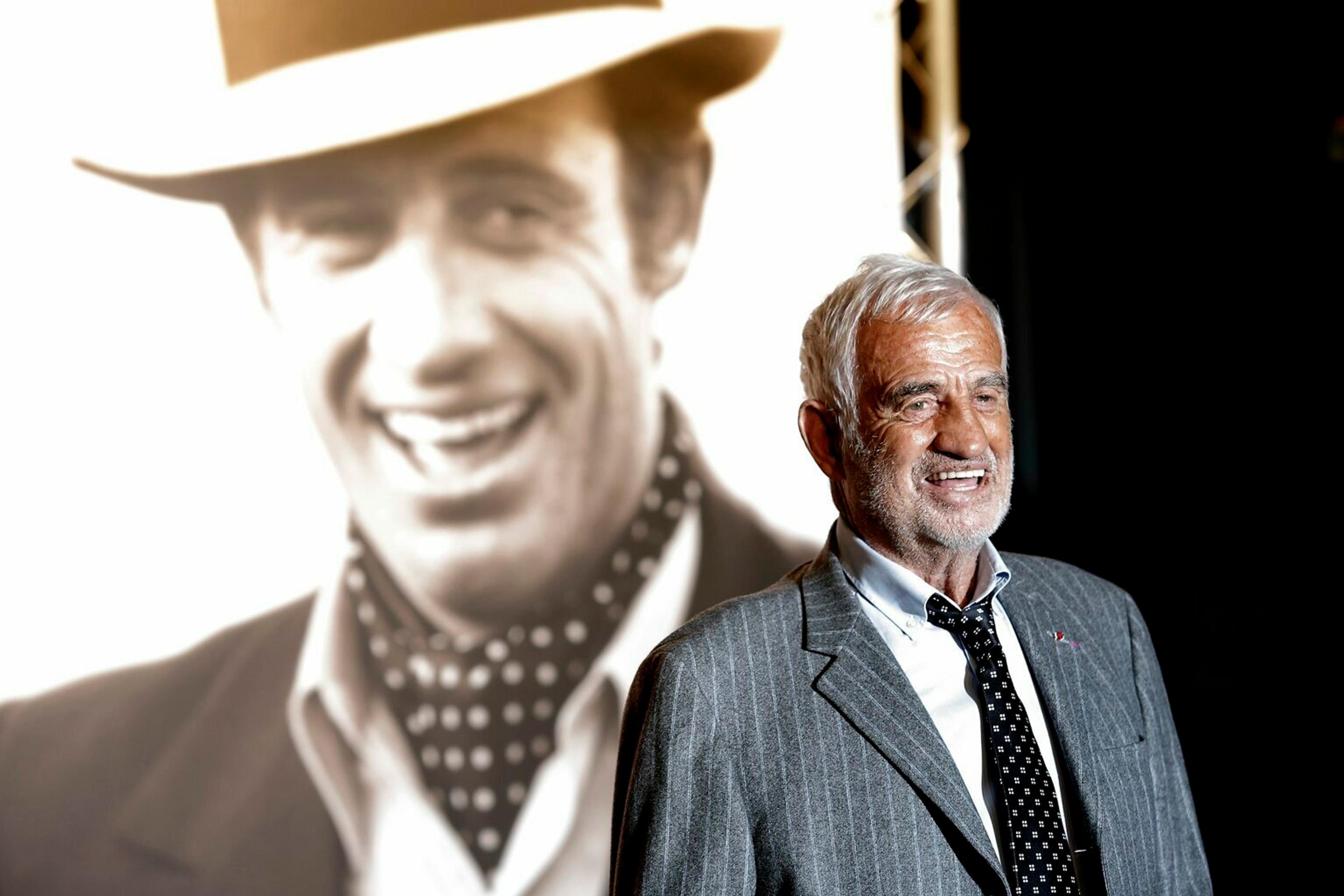 Jean-Paul Belmondo na snímke z októbra 2013
