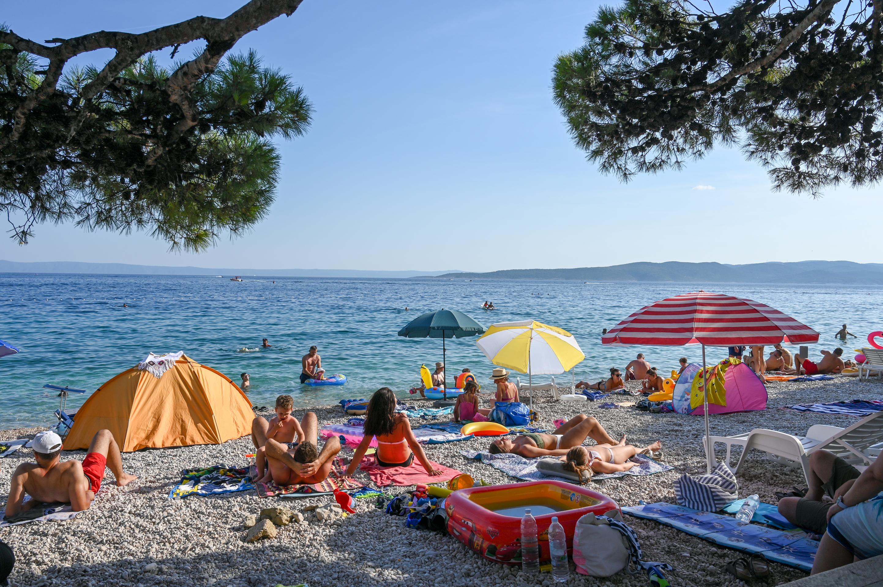 Pláž v Chorvátsku 