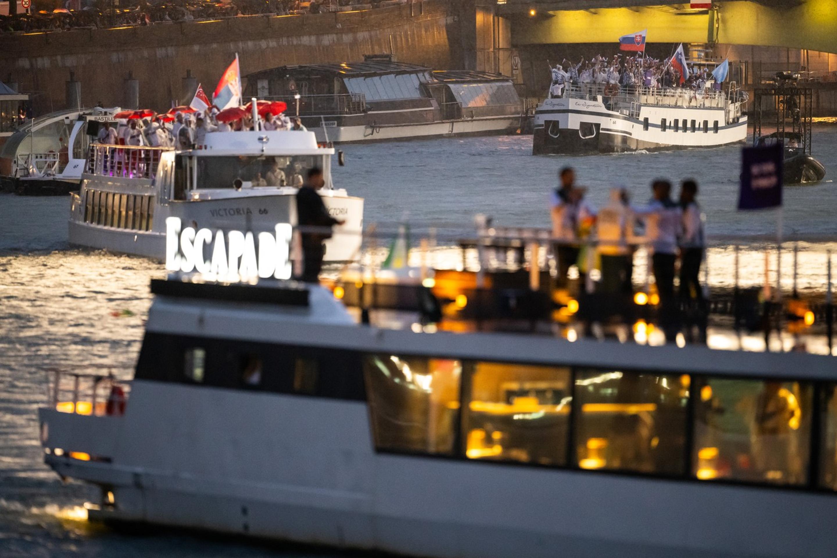 Slováci na otváracom ceremoniáli LOH 2024.