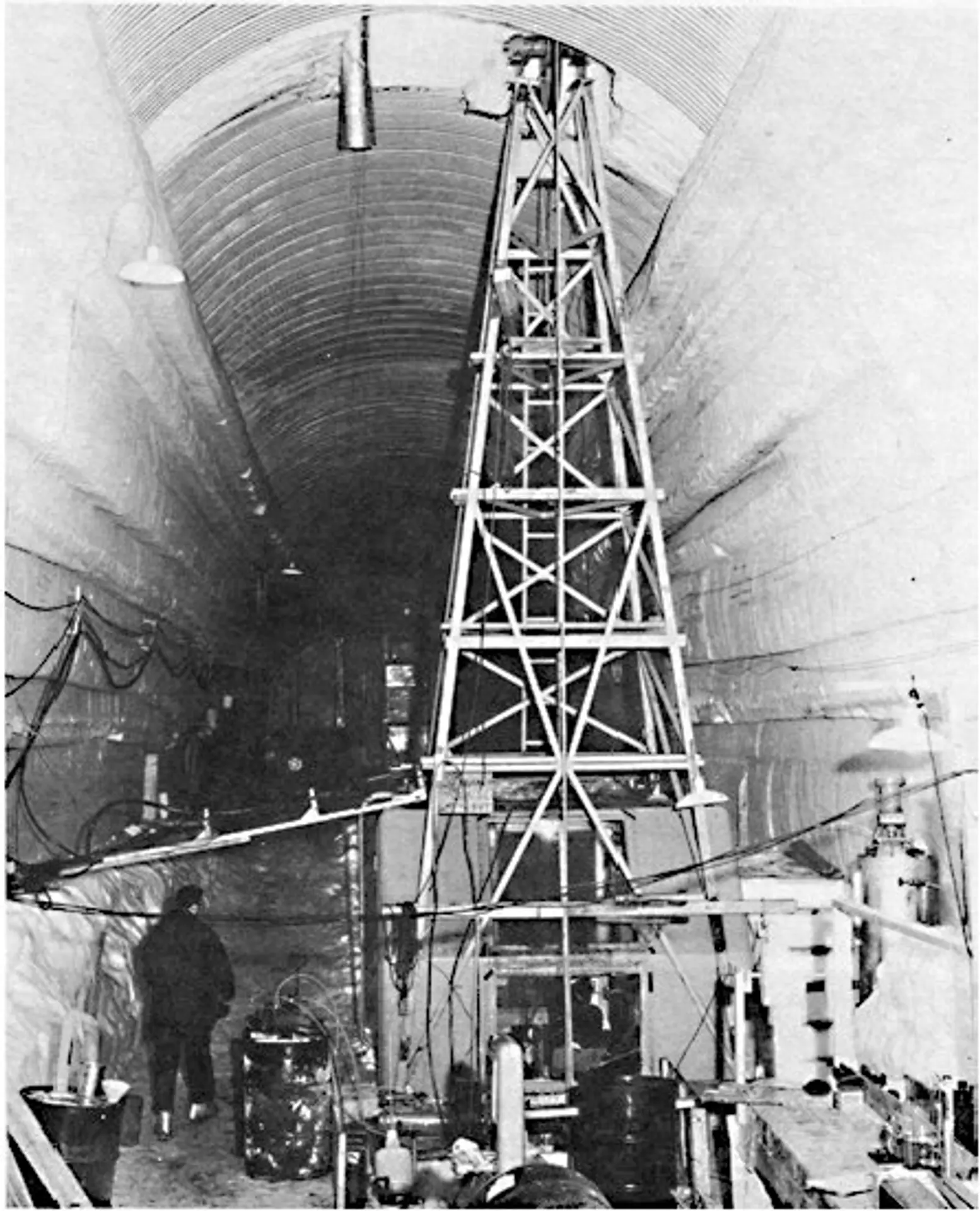 Podzemné priestory Camp Century.