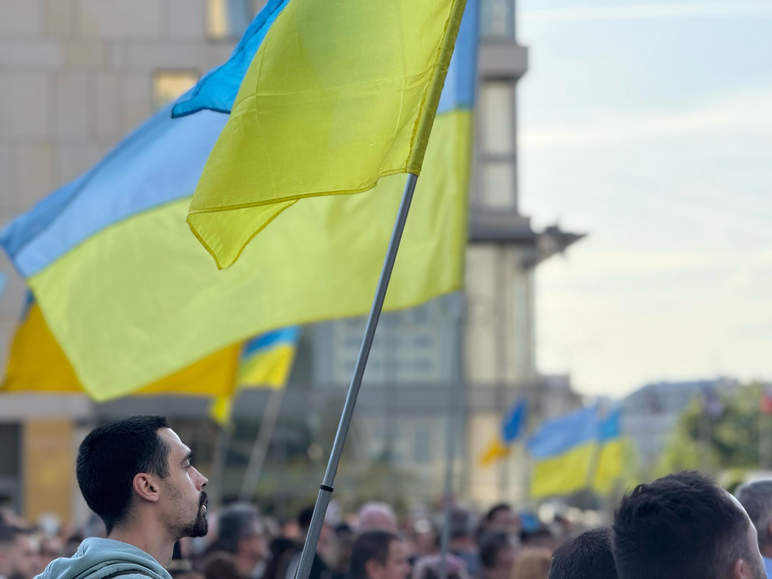 Demonštrácia proti koncertu Anny Netrebko.