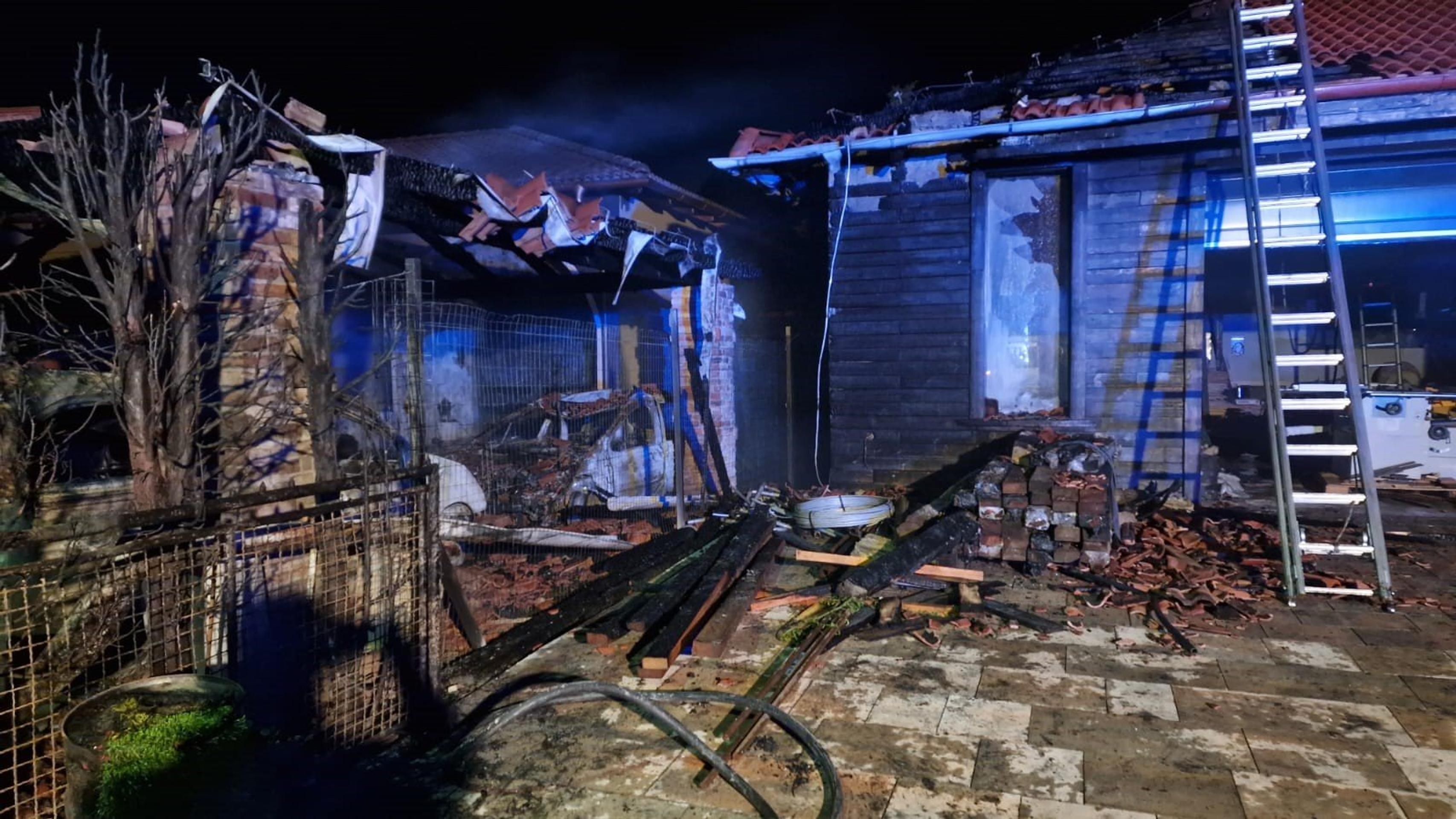 Nočný požiar v obci Močenok