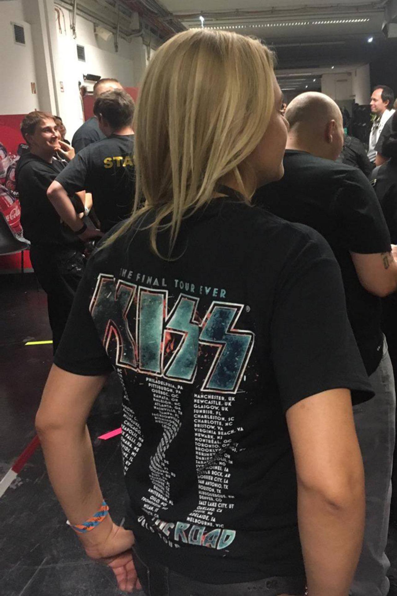 Ministerka vnútra Denisa Saková na koncerte skupiny Kiss vo Viedni.