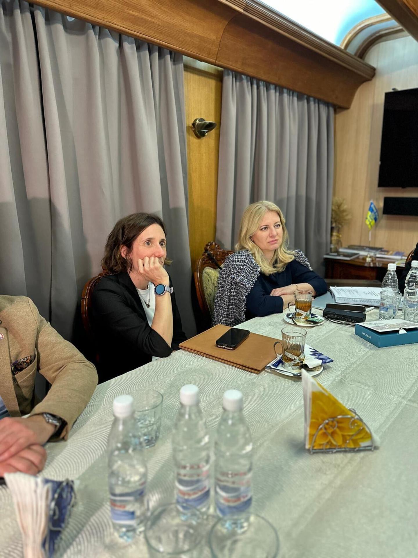 Prezidentka na Ukrajine.