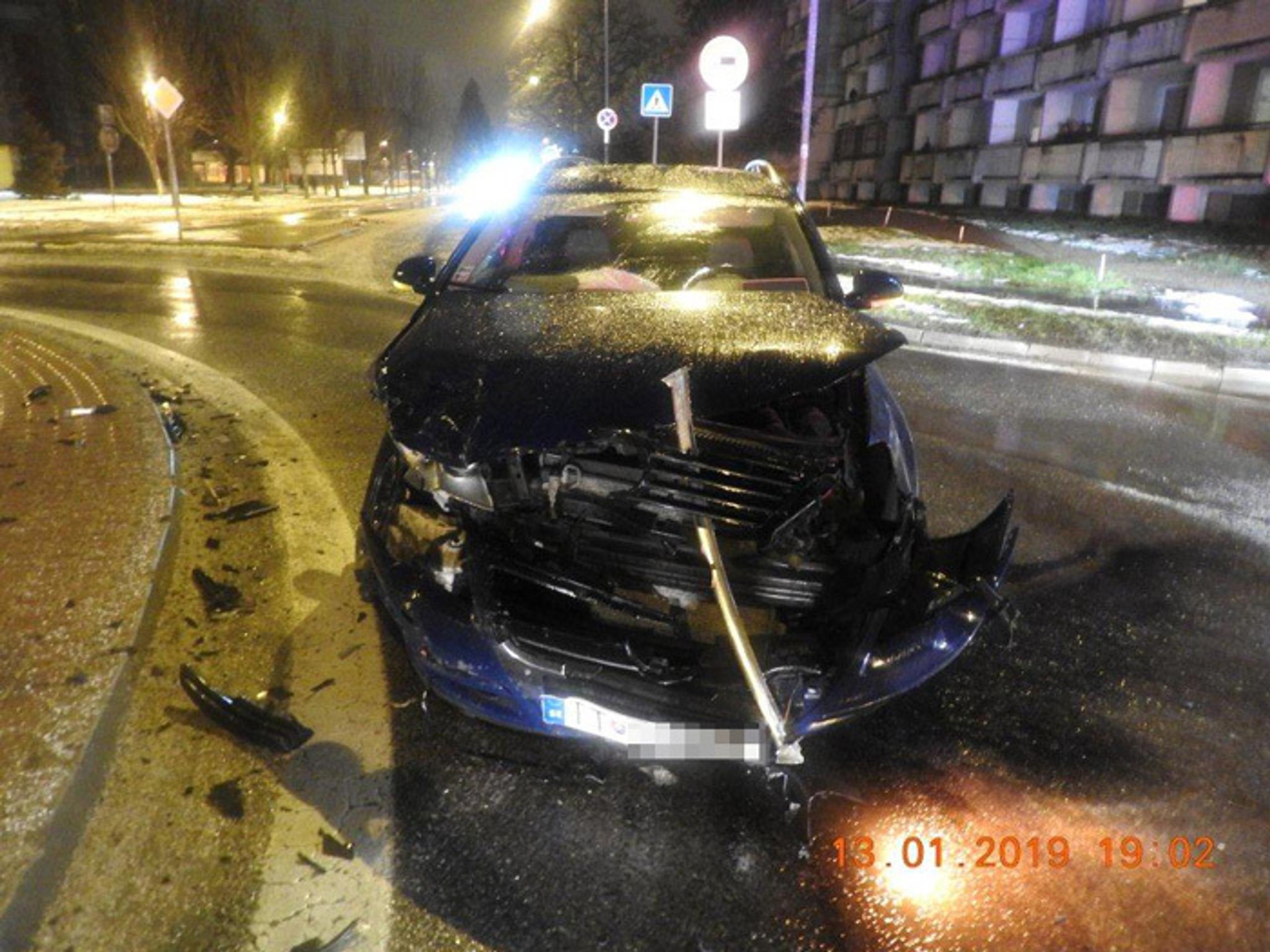 Nehoda v Trnave na Zelenečskej ulici.