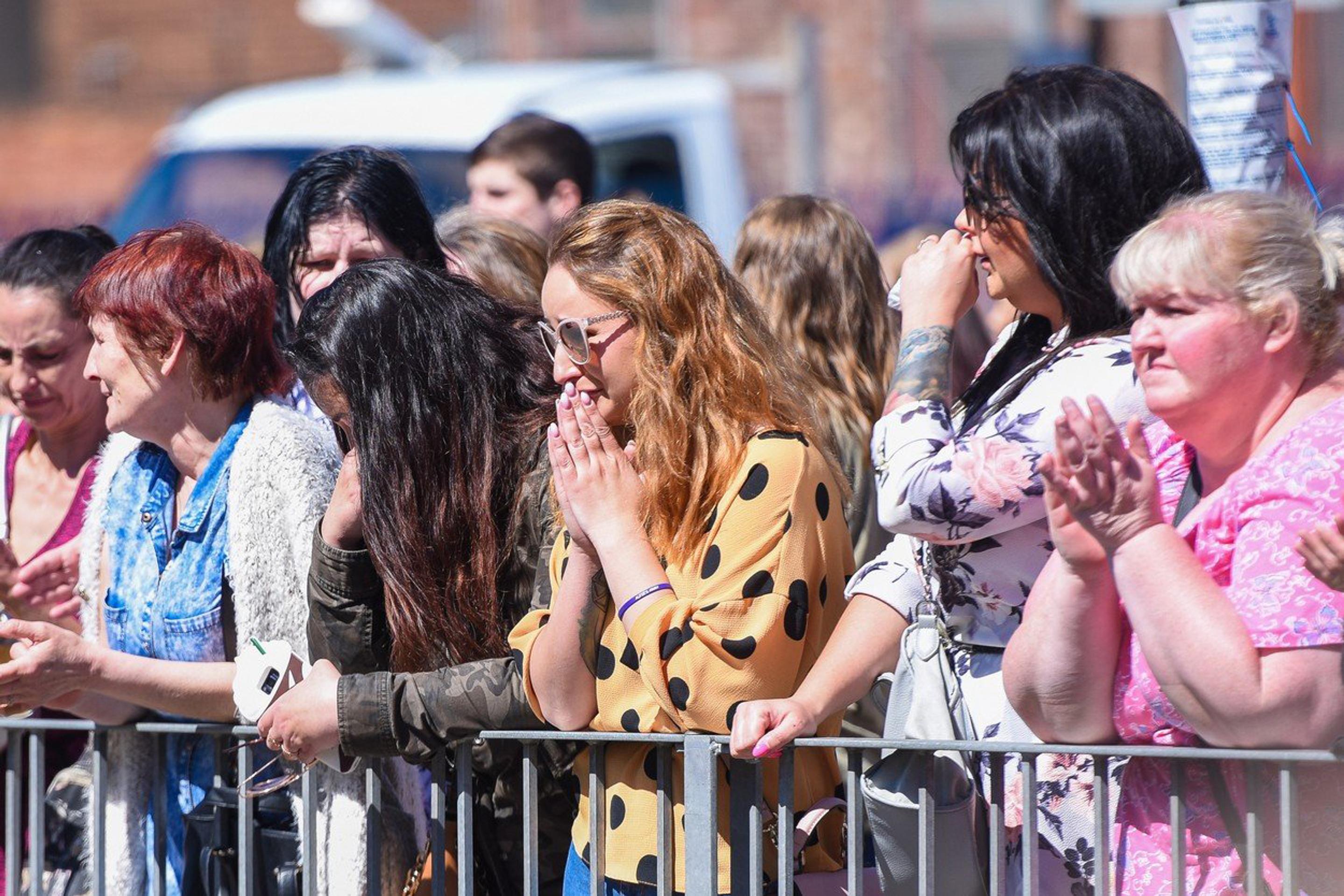 Pohreb Alfieho Evansa.