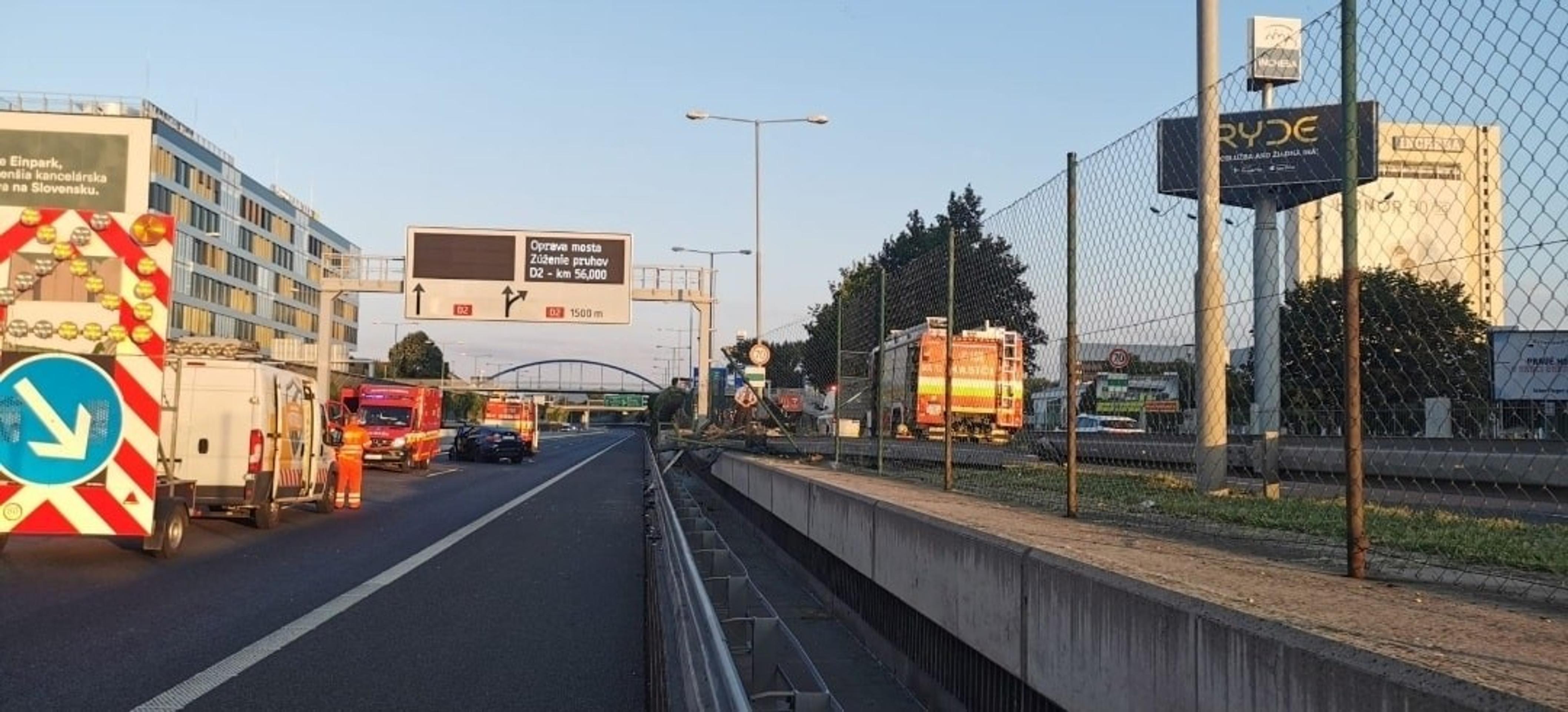 Nehoda v Petržalke.