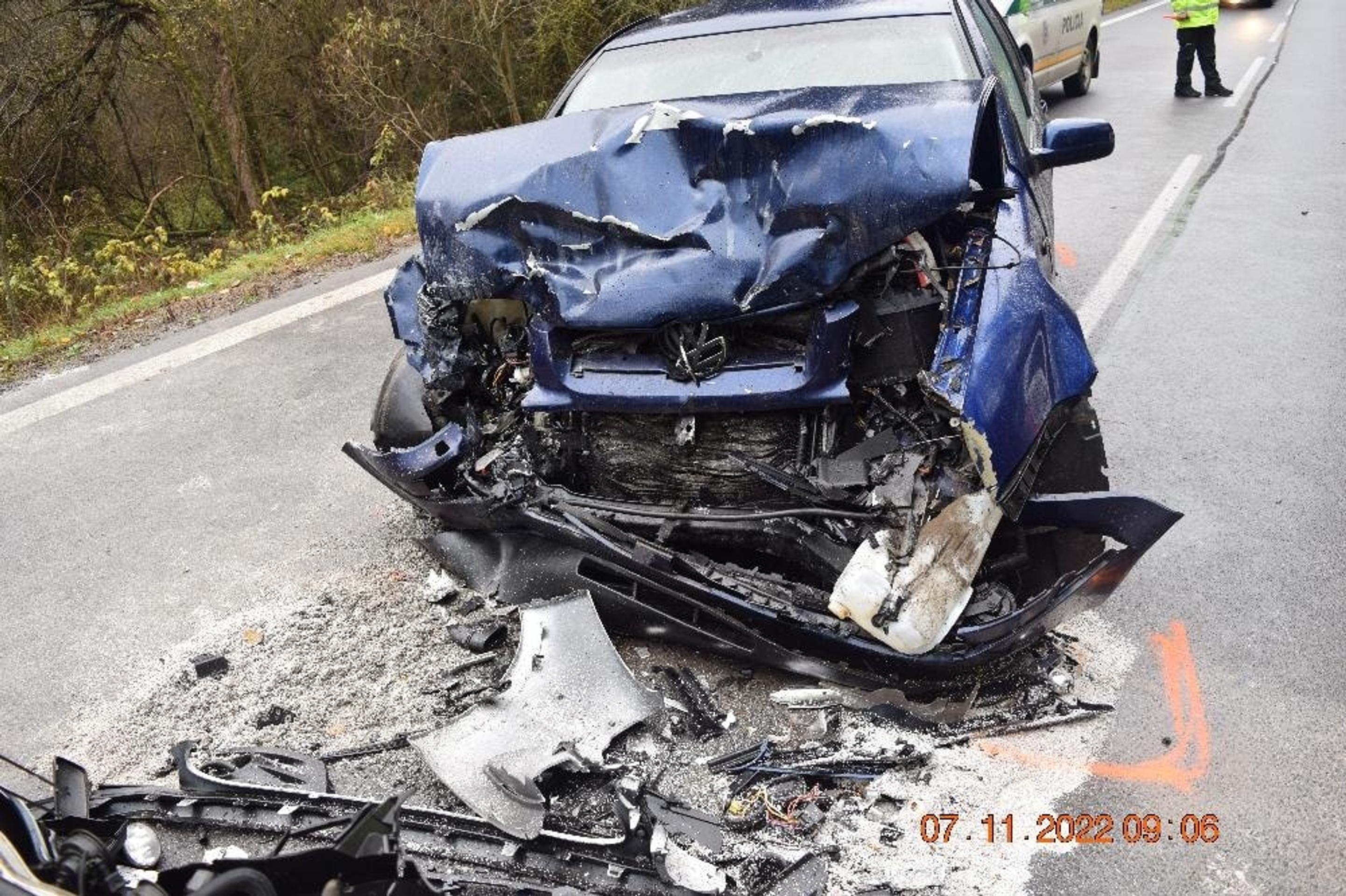 Vážna nehoda pri Brezne.