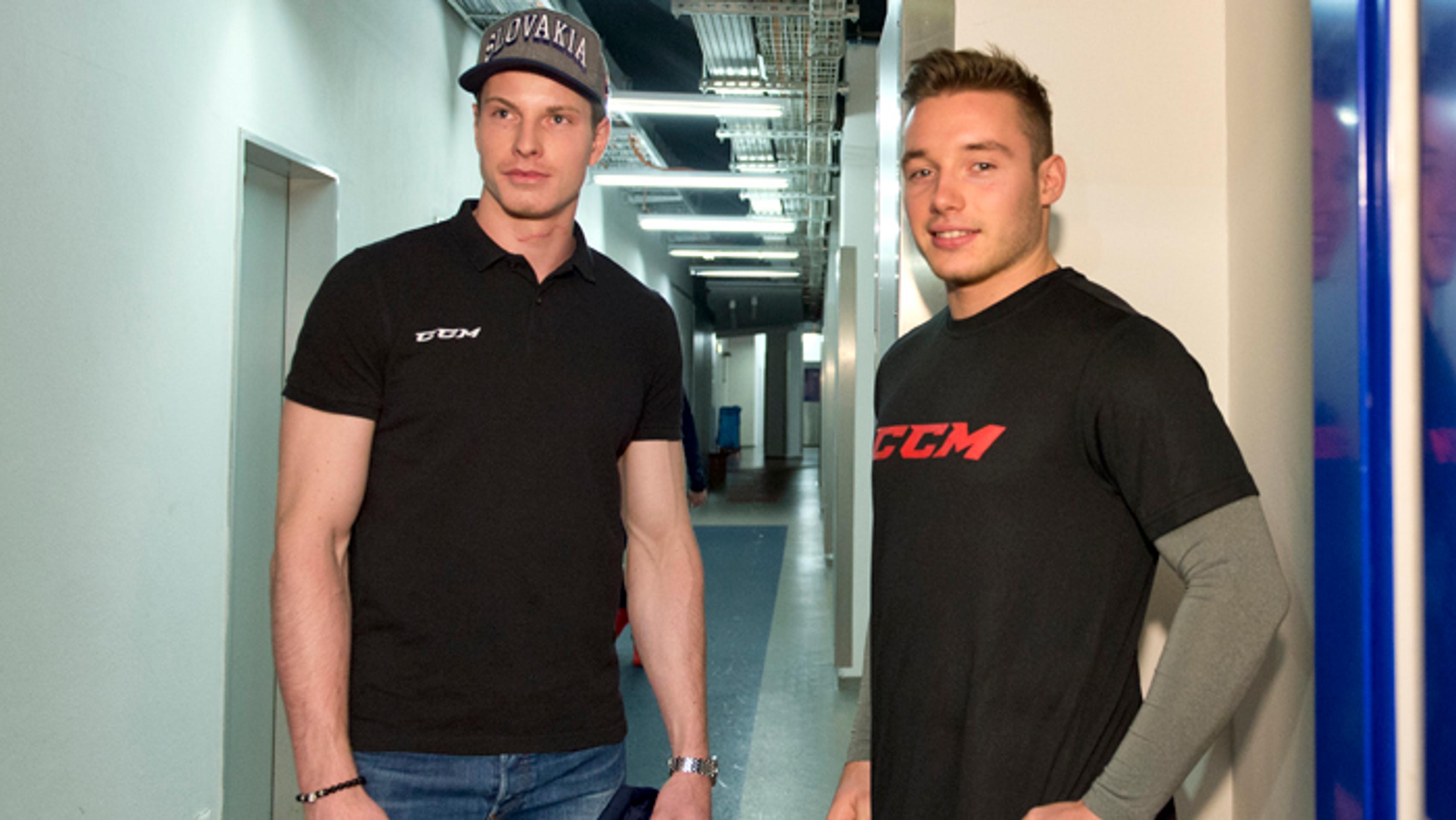 Marko Daňo a Peter Cehlárik na reprezentačnom zraze.