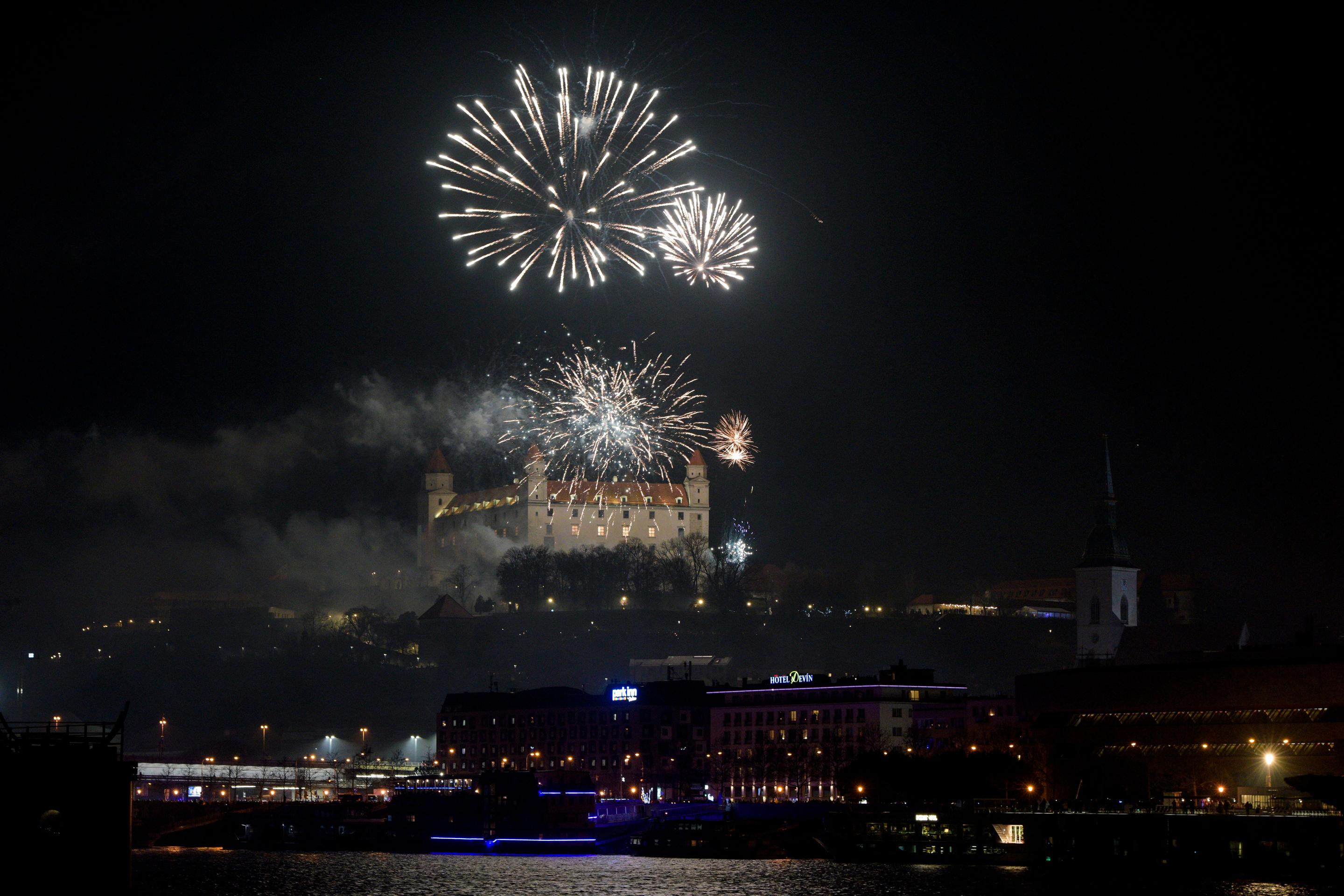 Oslavy Silvestra a Nového roka v Bratislave