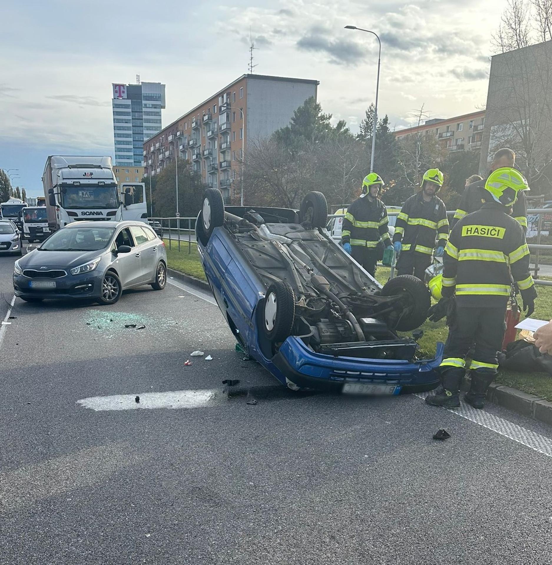 Nehoda na Bajkalskej ulici