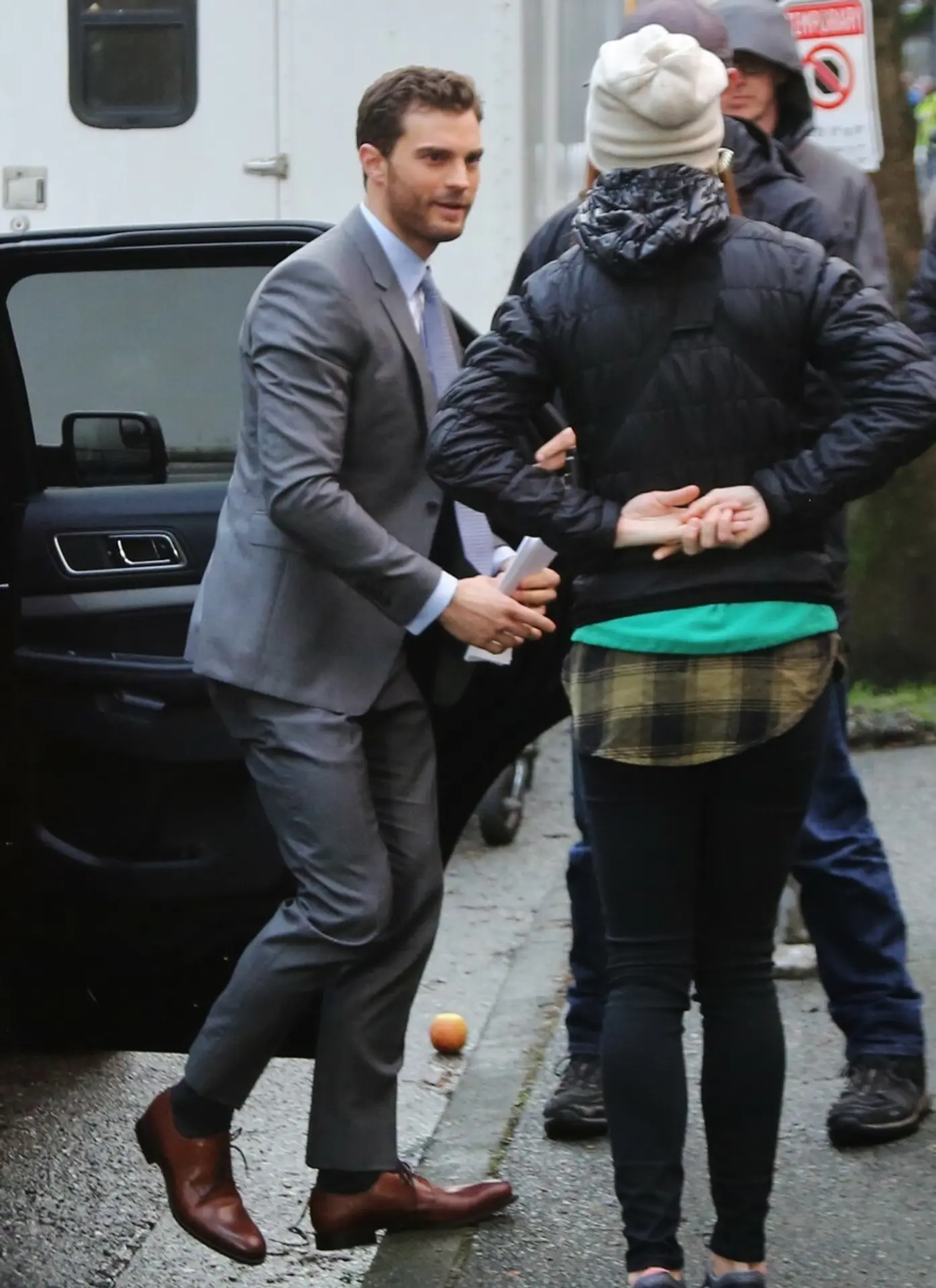Jamie Dornan už dorazil do Vancouveru