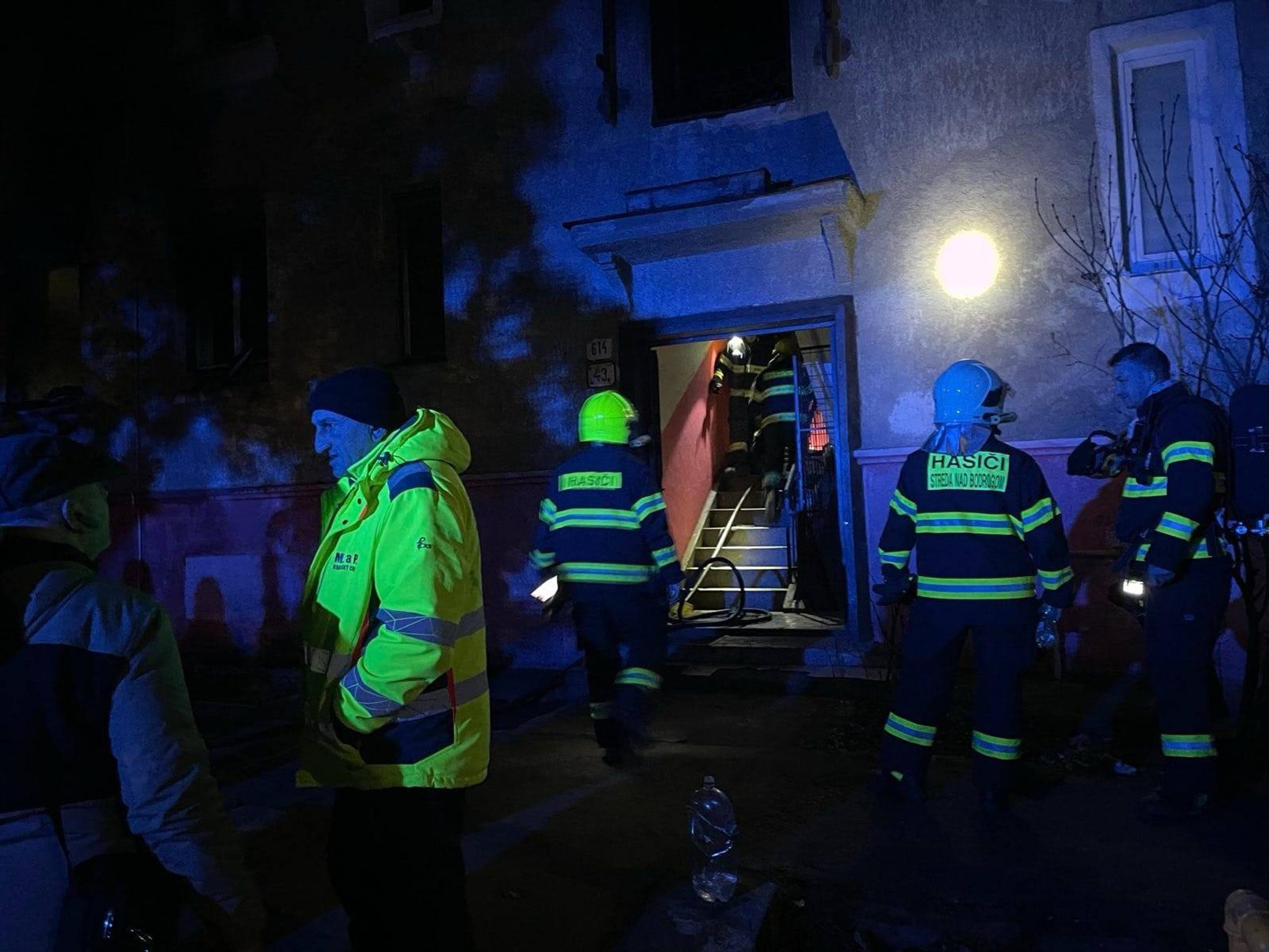 Požiar bytu na východe Slovenska