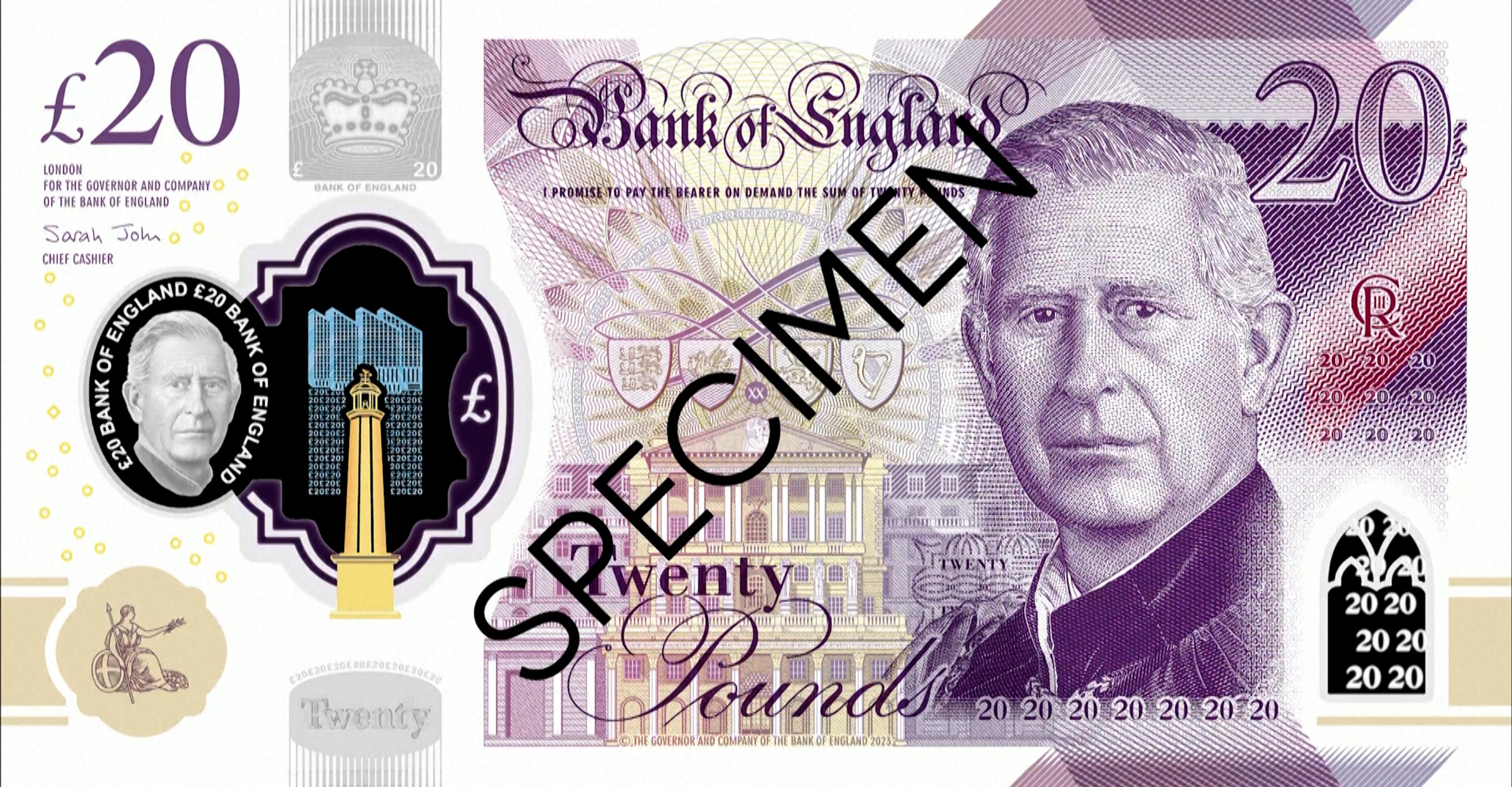 20-librová bankovka.