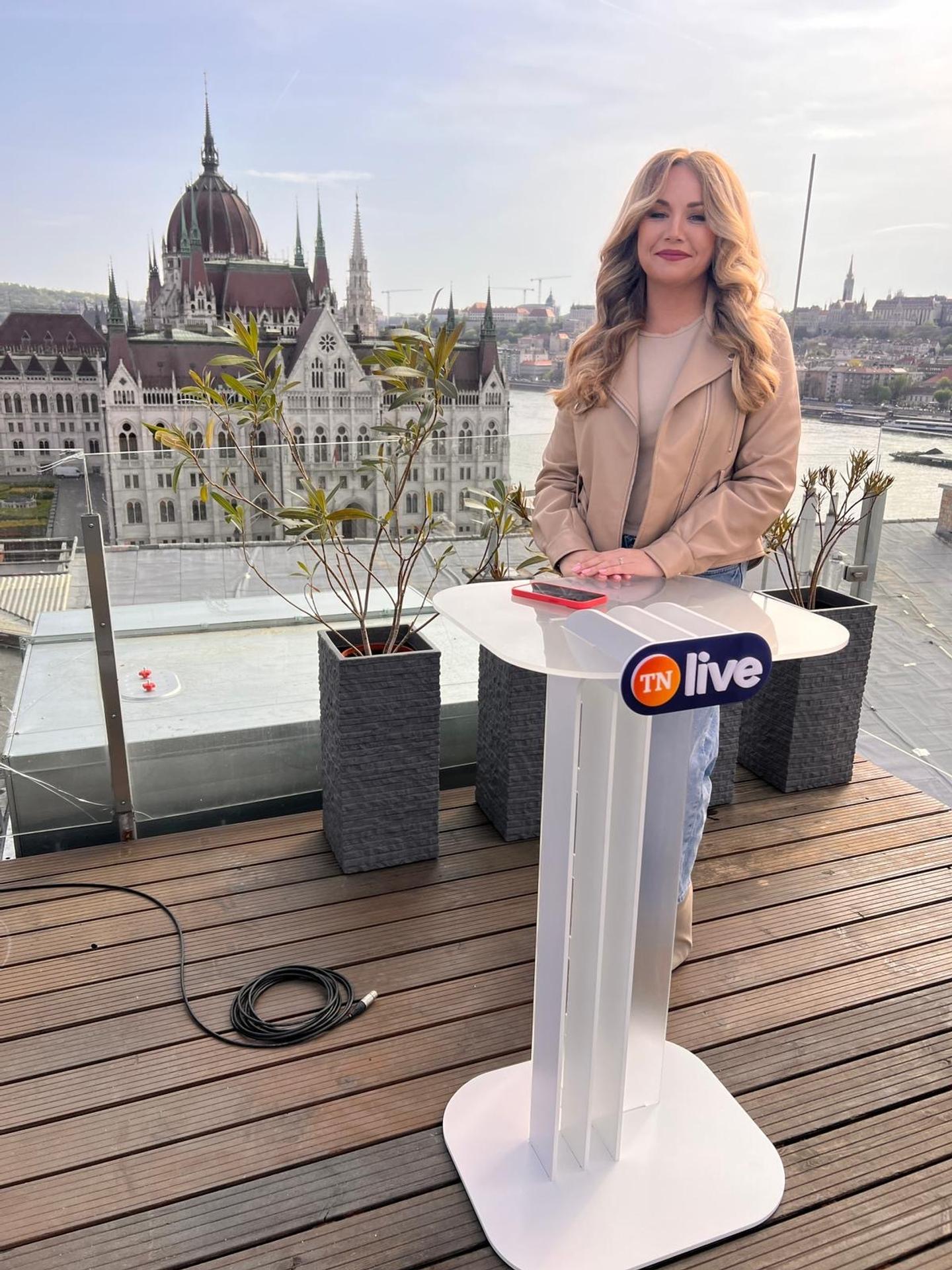 TN live štúdio v Budapešti