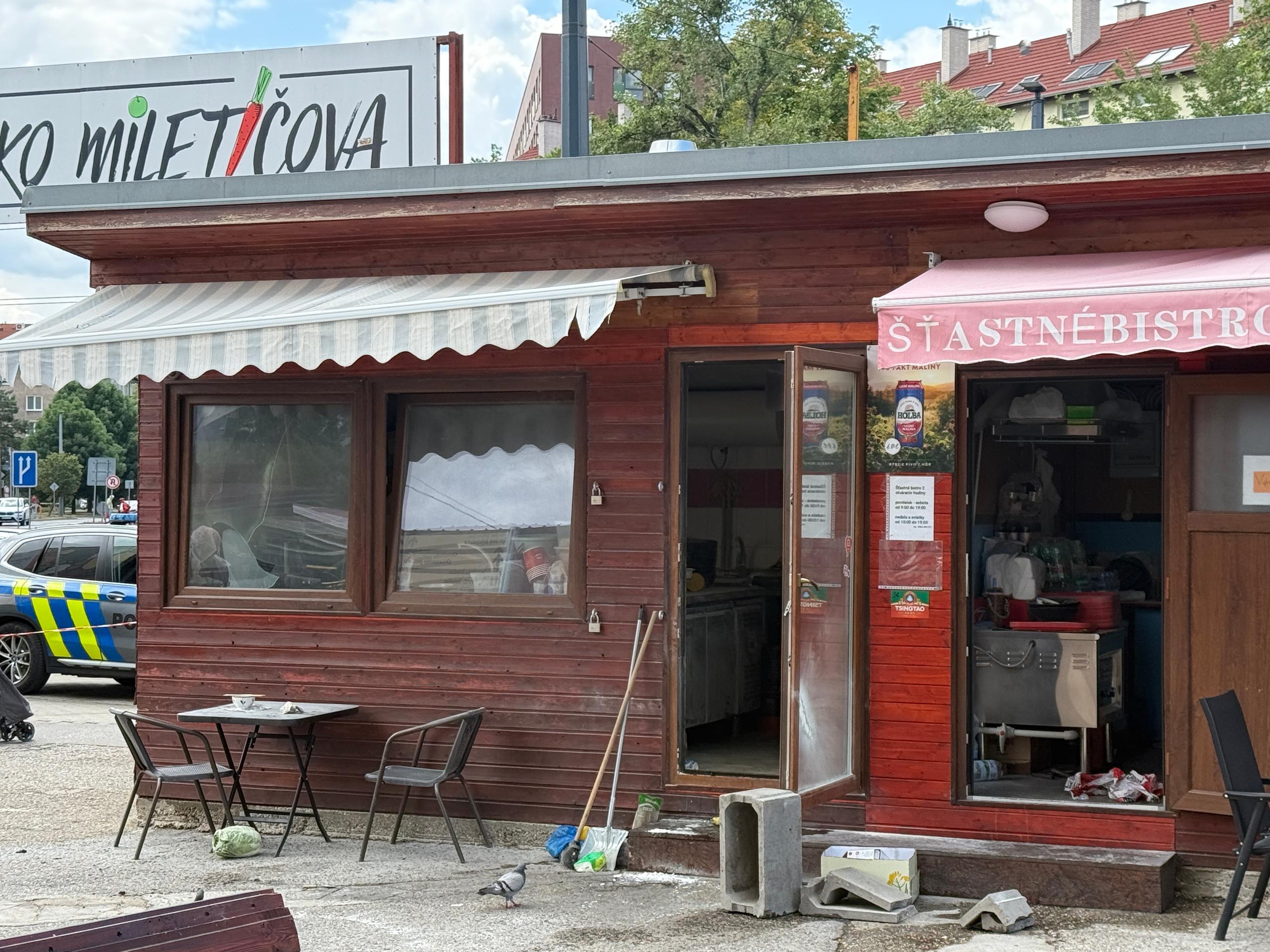 Výbuch na trhovisku Miletičova