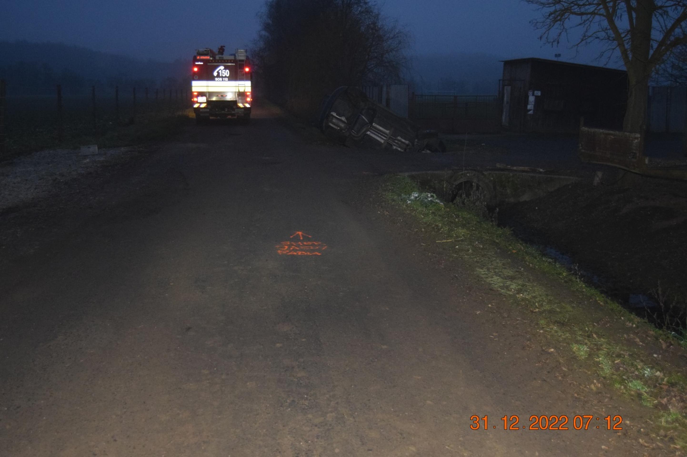 Nehoda v obci Želovce.