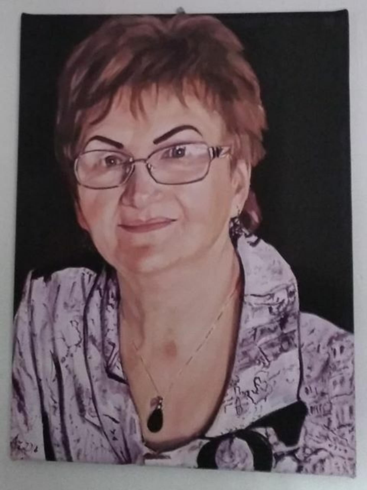 Gizkina dvojníčka Vierka na portréte