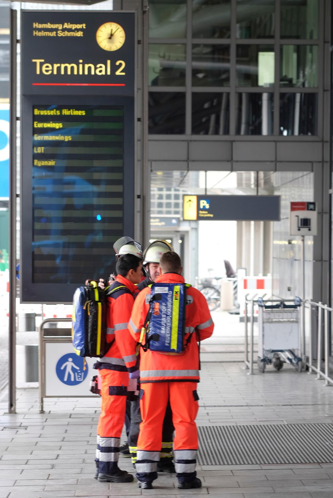 Mimoriadna udalosť na letisku v Hamburgu