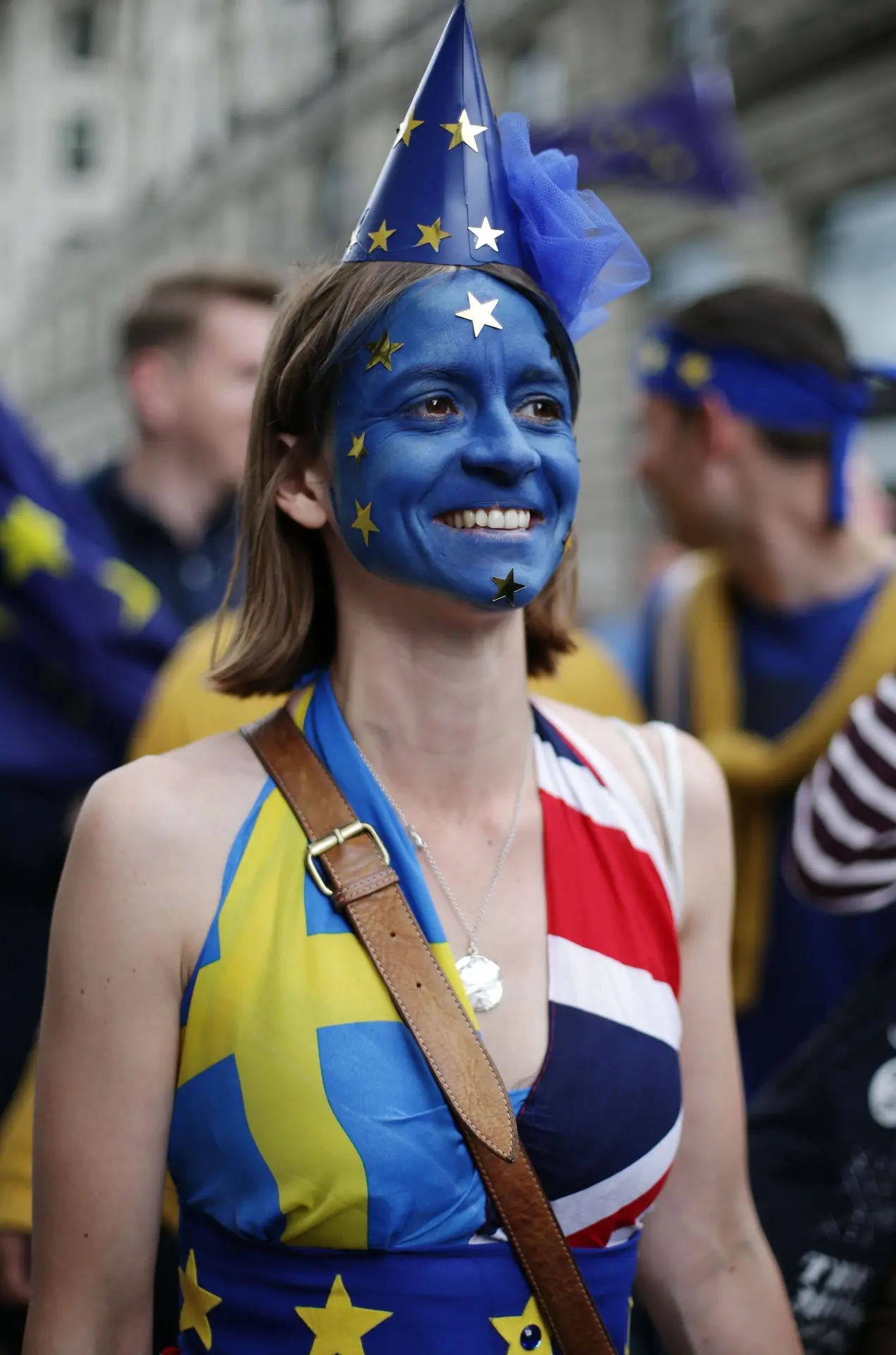 Protest proti brexitu.