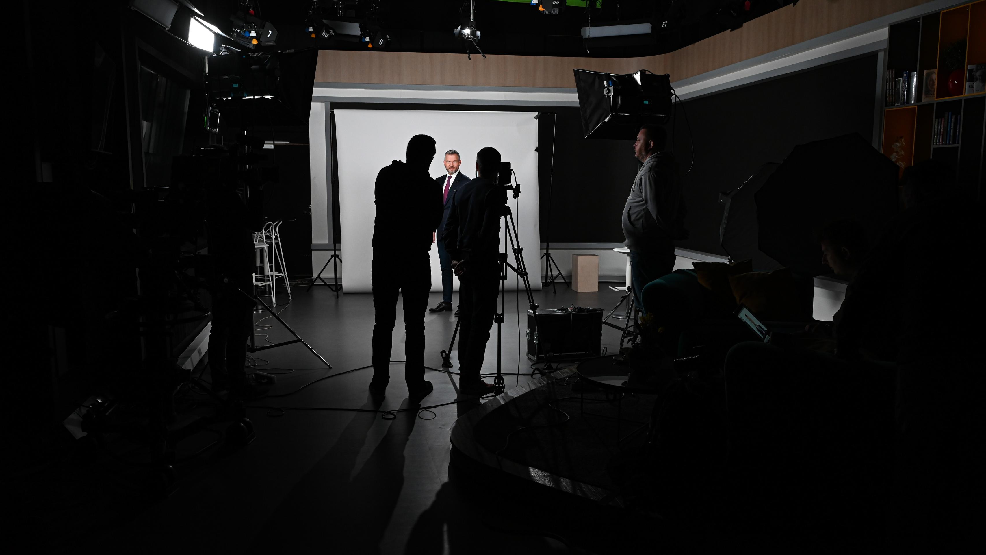 Media day s prezidentskými kandidátmi.