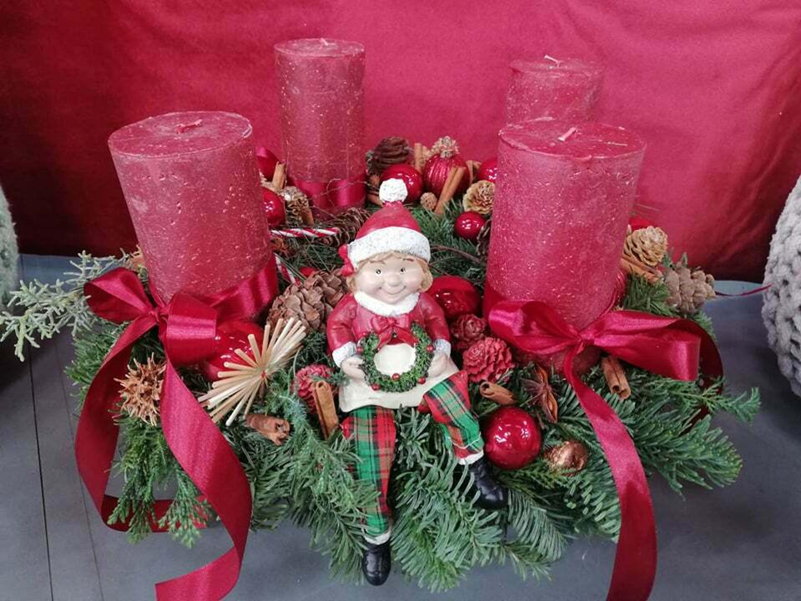 Adventný veniec od Silvie