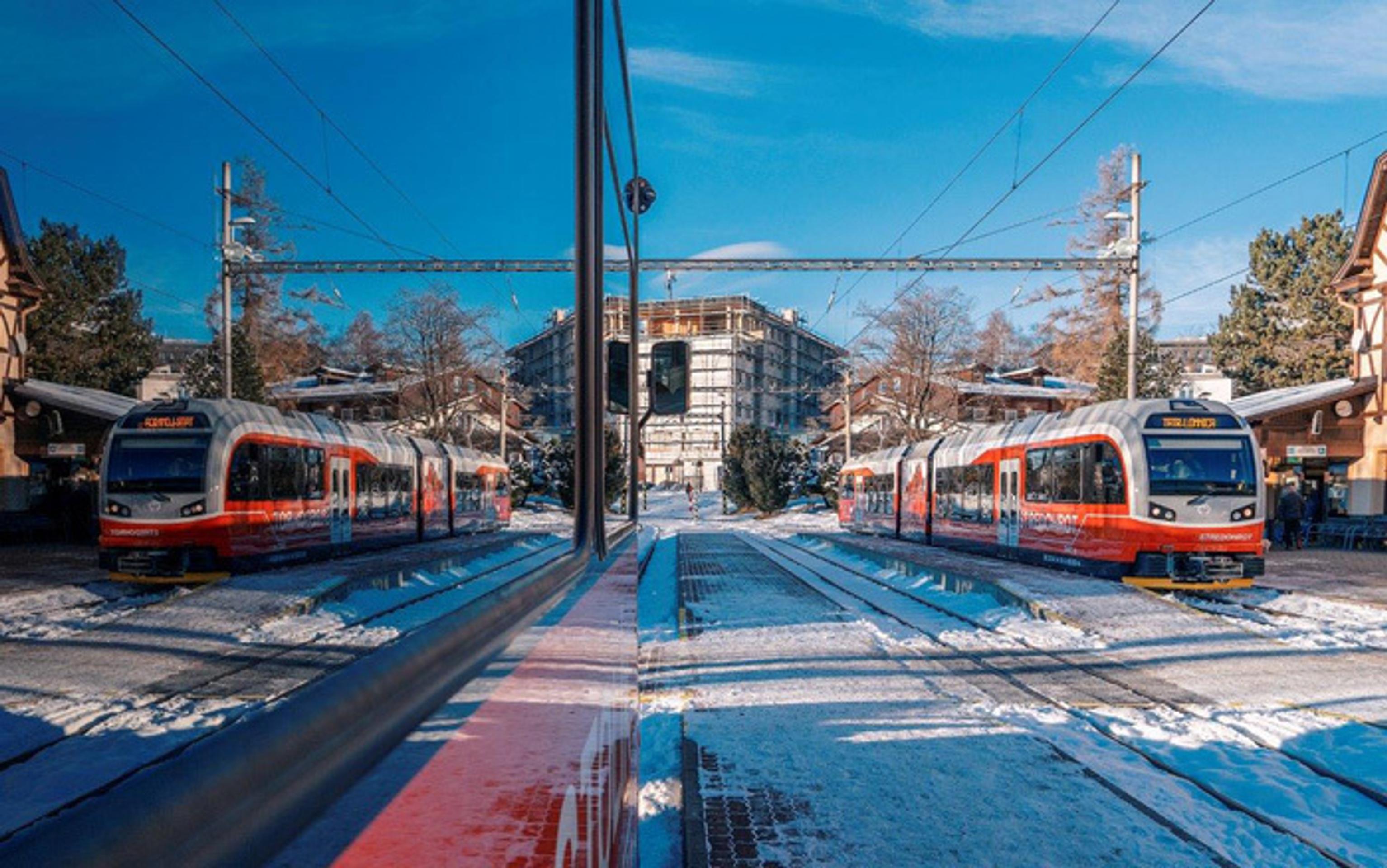 Vďaka hybridnému pohonu môžu elektrozubačky jazdiť ako na klasickej trati i na ozubnicovej trati.