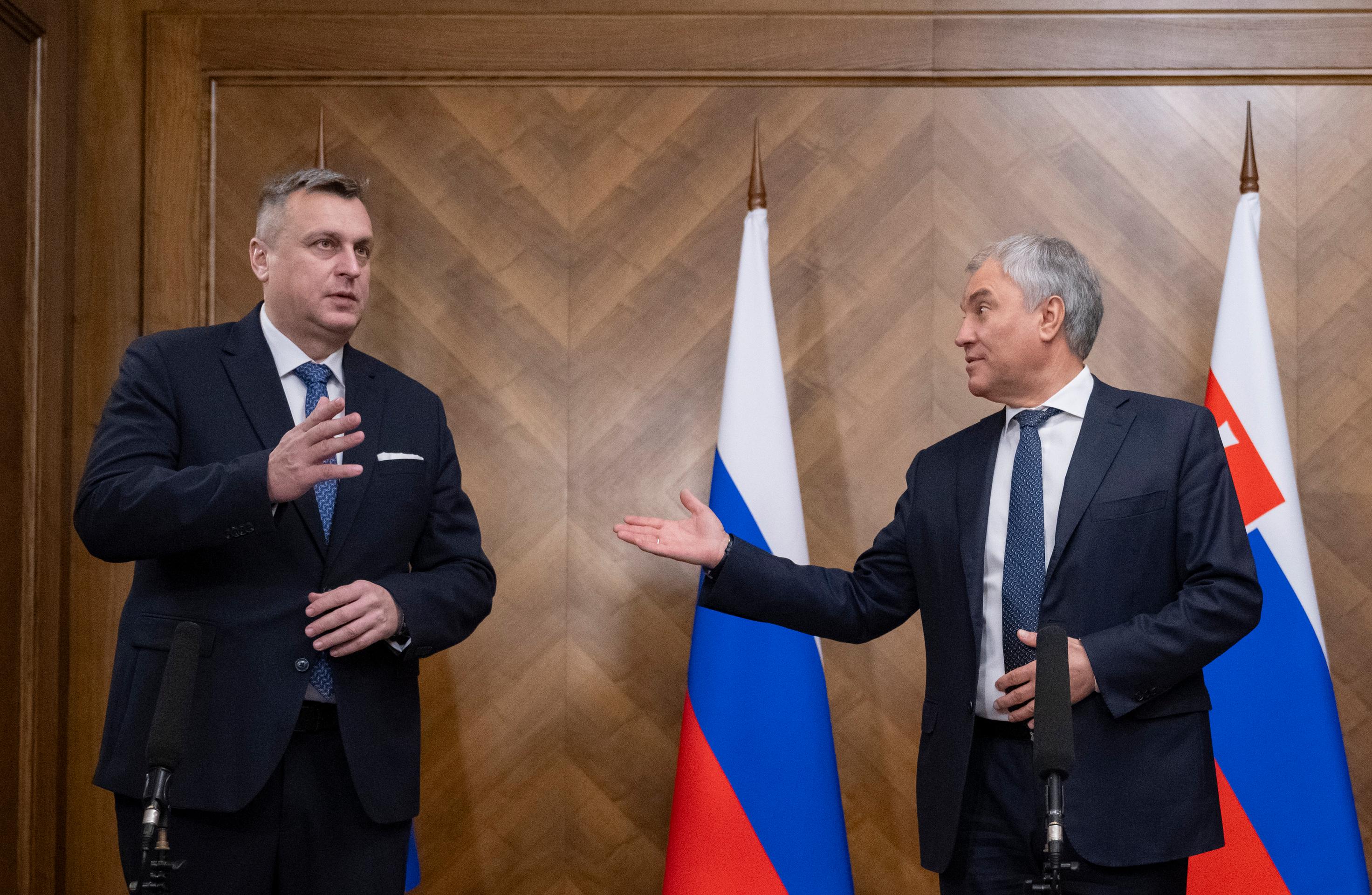 Podpredseda NR SR Andrej Danko sa v Moskve stretol s predsedom ruskejŠátnej Dumy Vjačeslavom Volodinom (3)