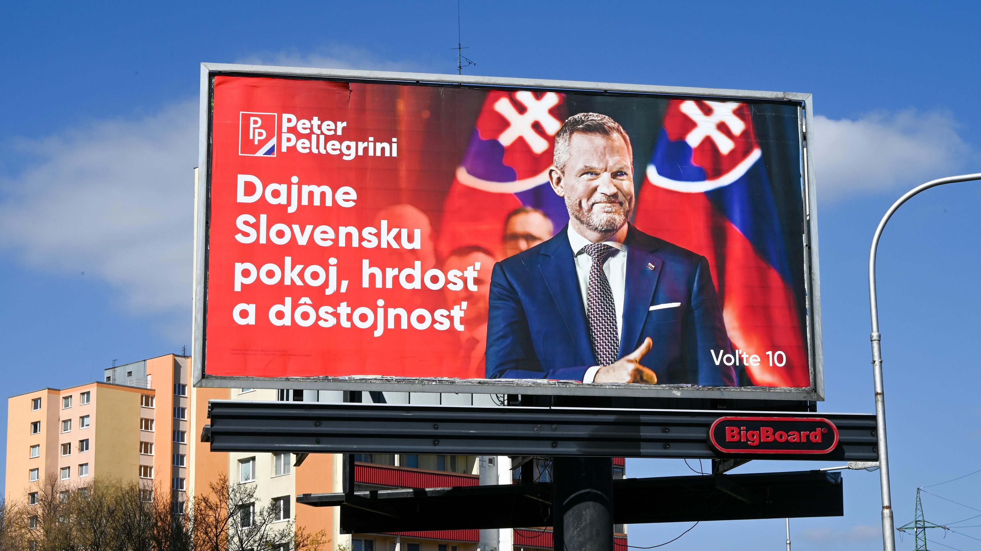 Bilbord Petra Pellegriniho.
