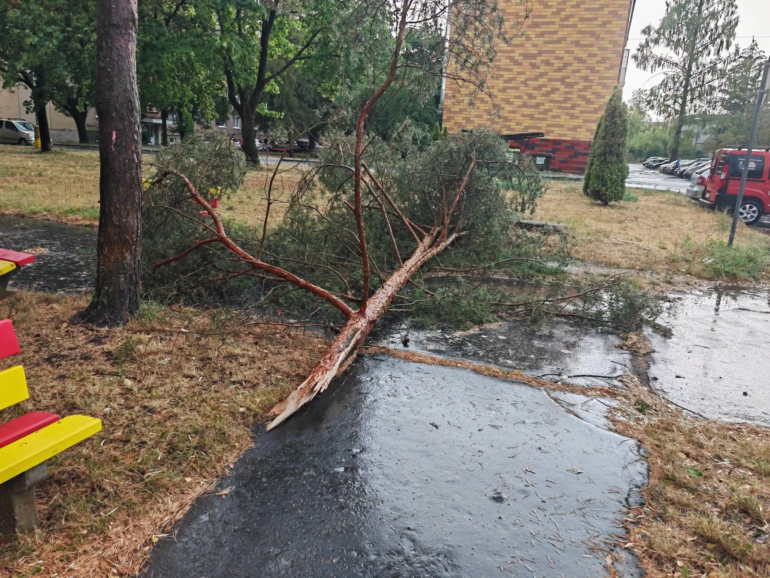 Búrka v Rimavskej Sobote