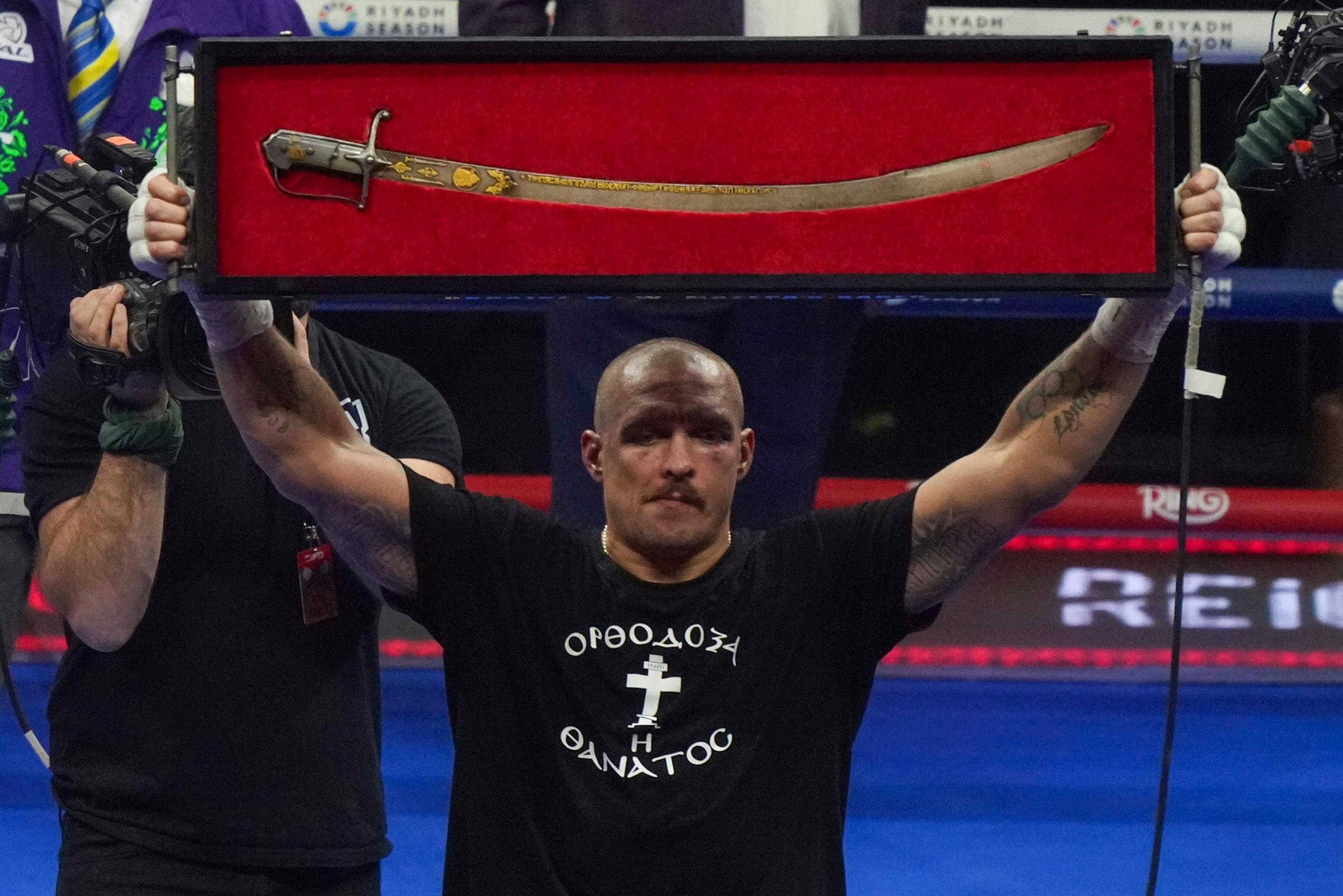 Oleksandr Usyk si vychutnáva víťazstvo nad Tysonom Furym.