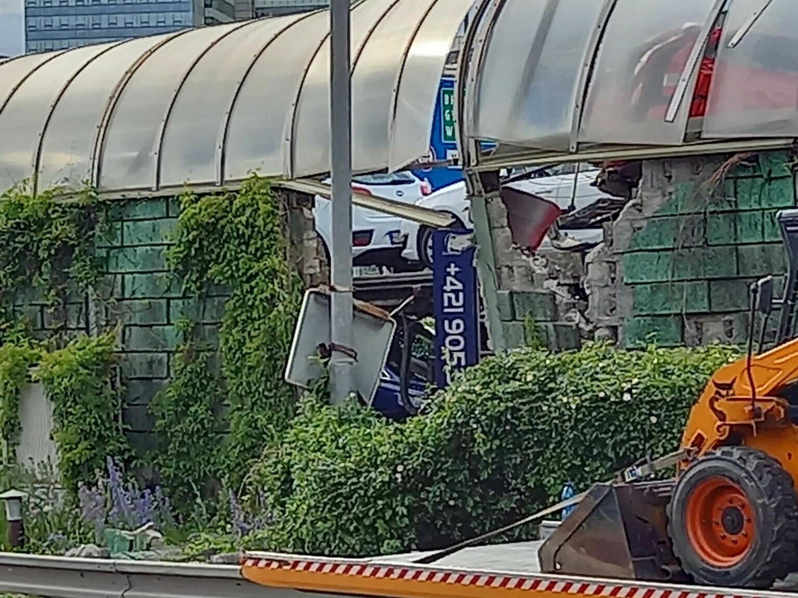 Nehoda v Petržalke.