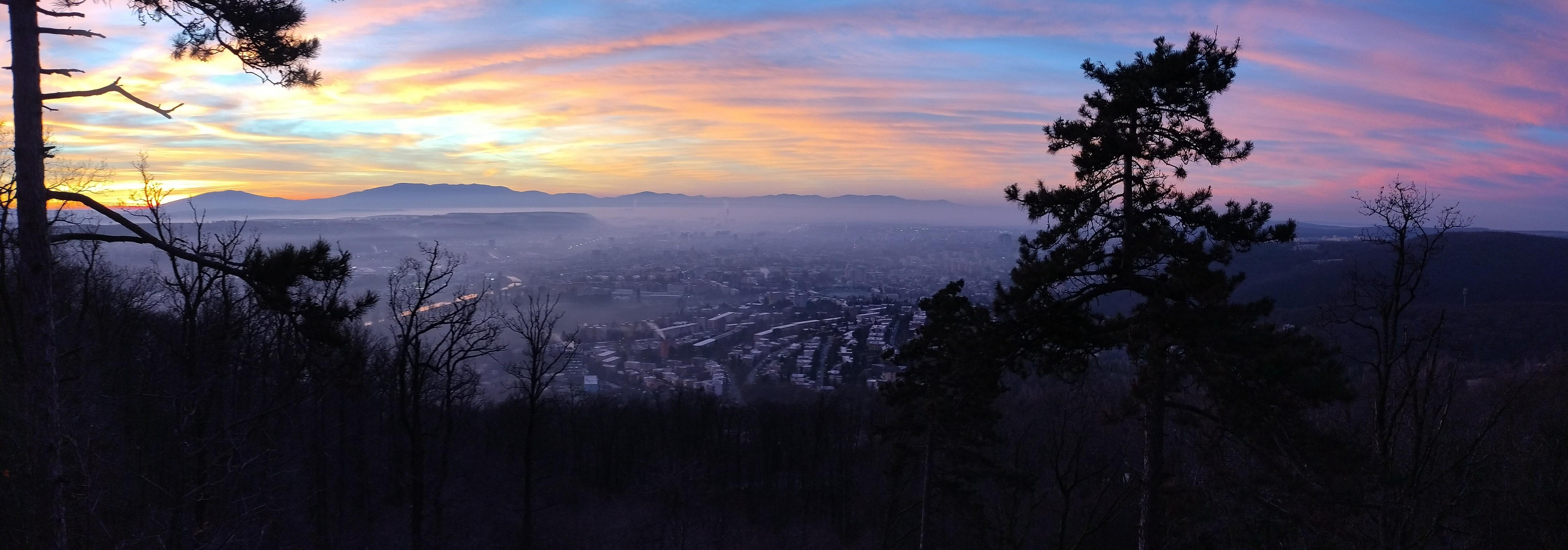 Výhľad na ranné Košice