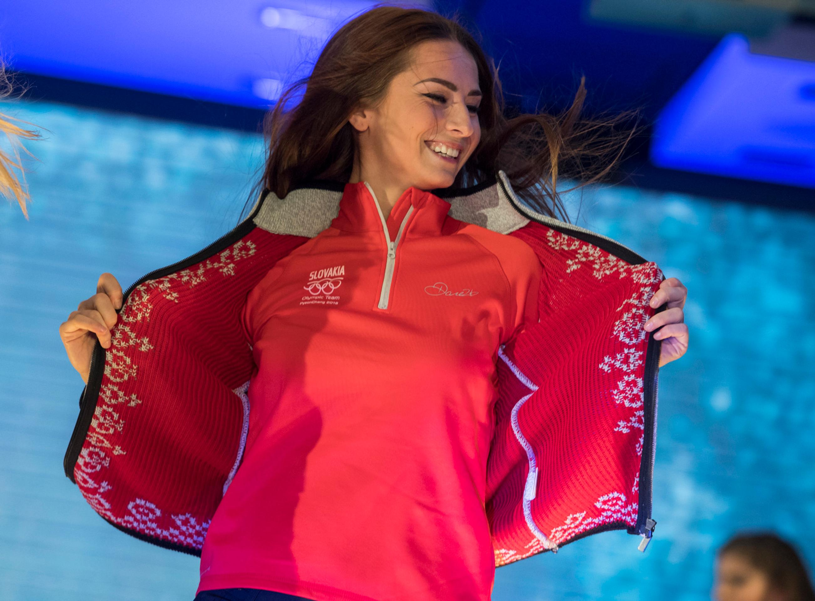 Prezentácia oficiálneho oblečenia slovenskej výpravy na ZOH 2018 v Pjongčangu. 