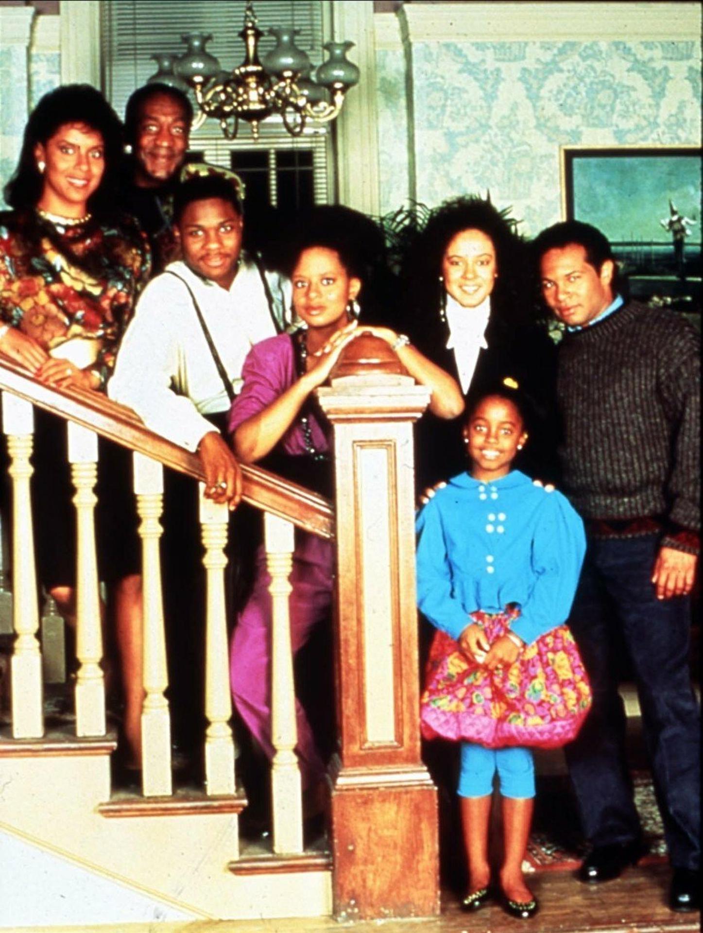 Geoffrey Owens ako súčasť Cosby Show. Na fotke úplne vpravo.