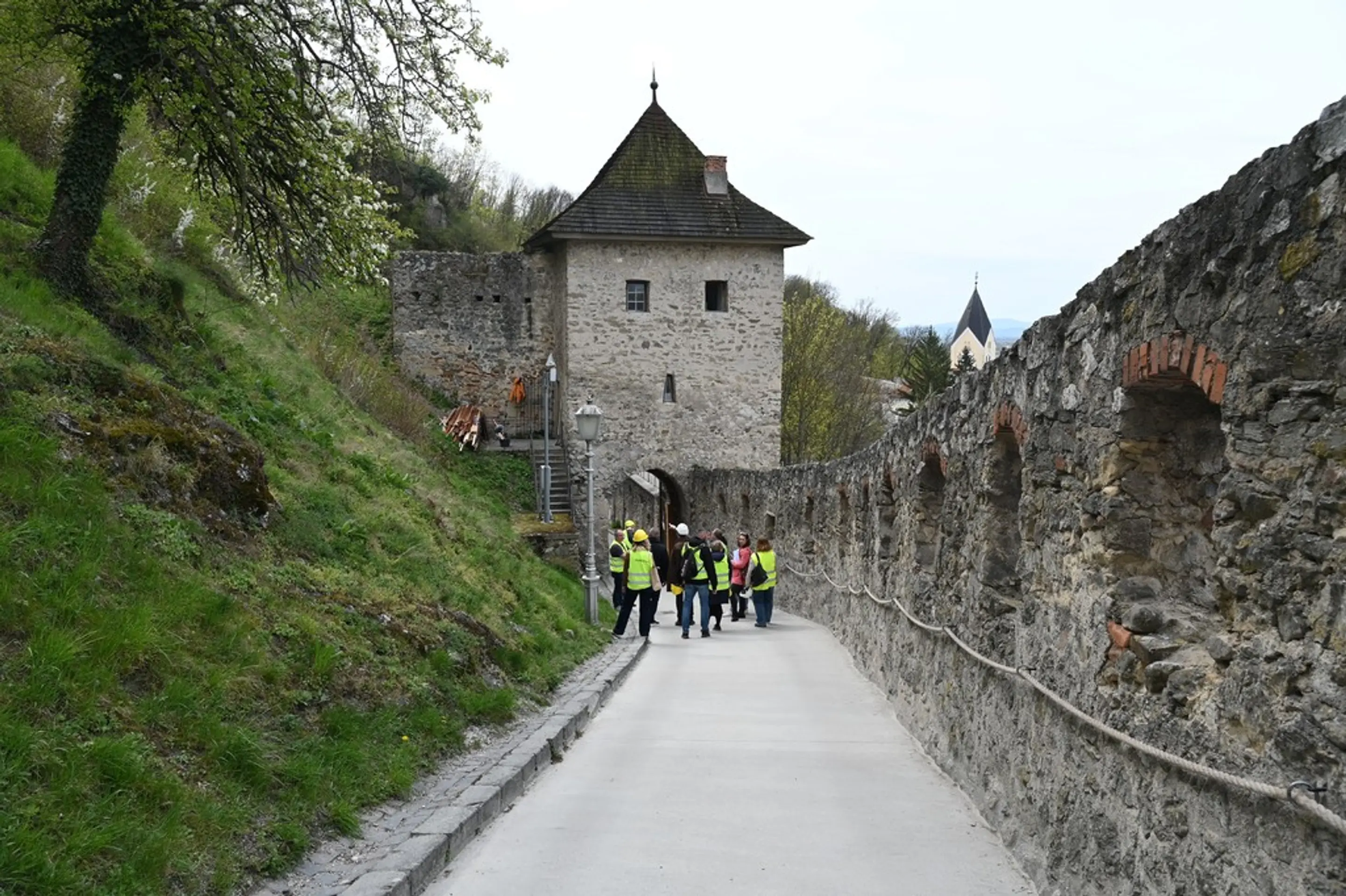 Rekonštrukcia Trenčianskeho hradu.