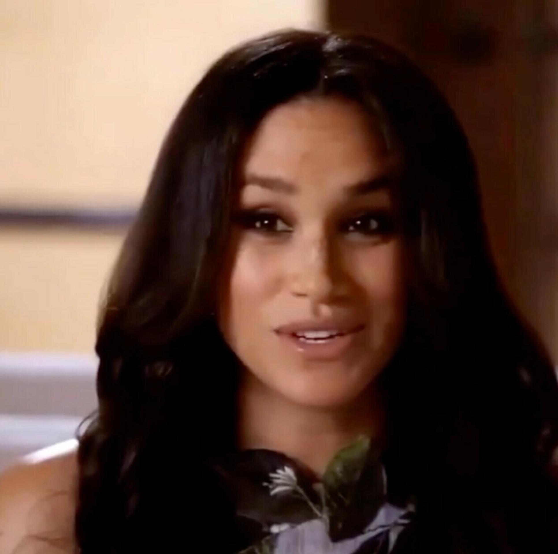 Meghan a Harry počas rozhovoru